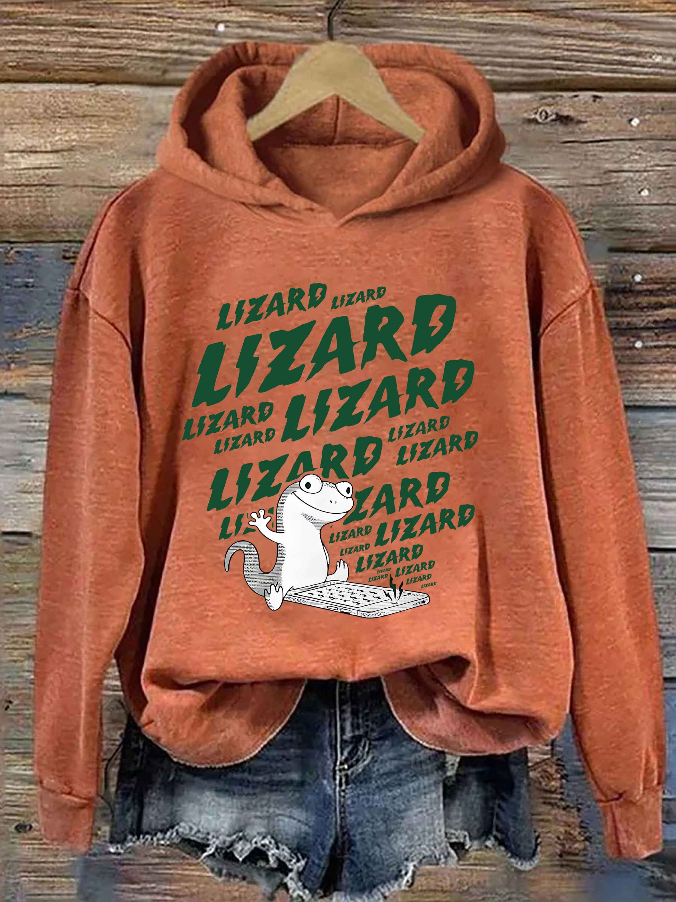 Lizard Wizard Lizard Meme Hoodie