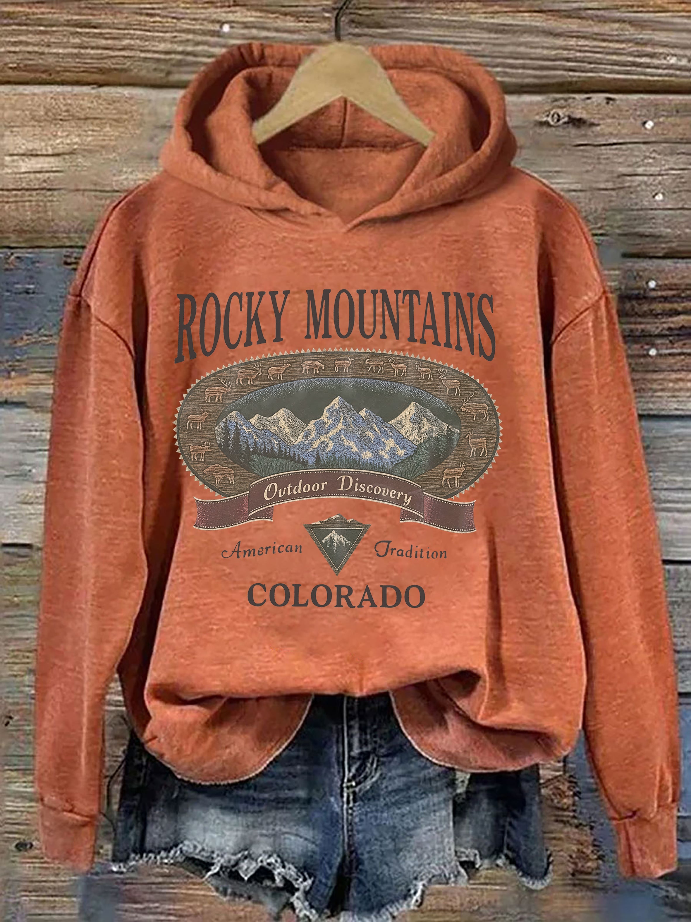 Rocky Mountains Colorado Hoodie