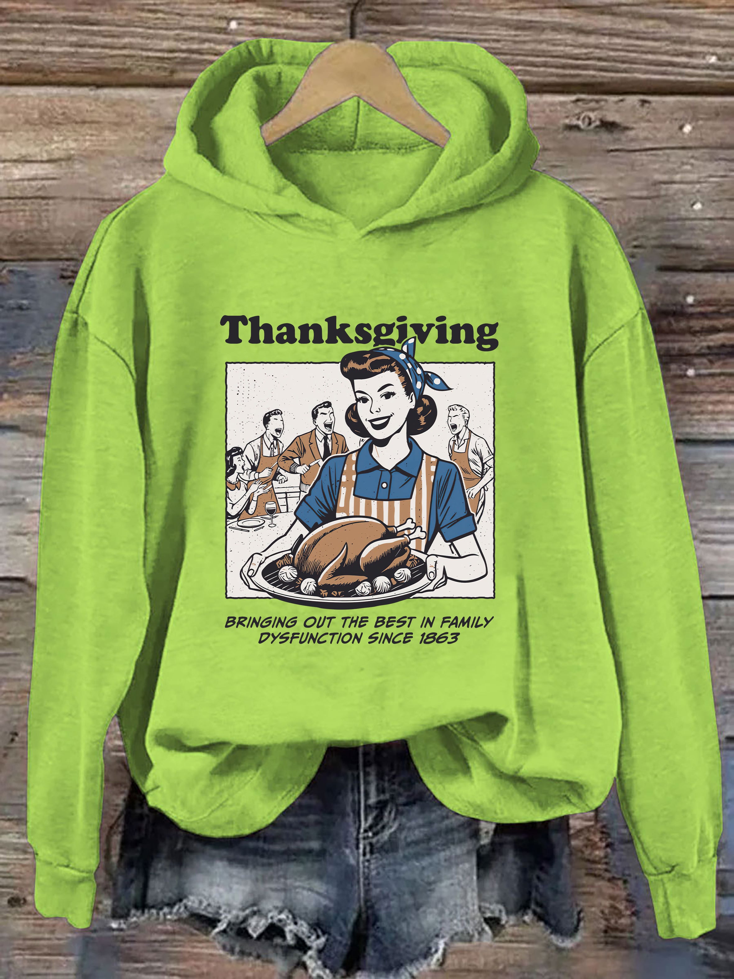 Vintage Thanksgiving Hoodie