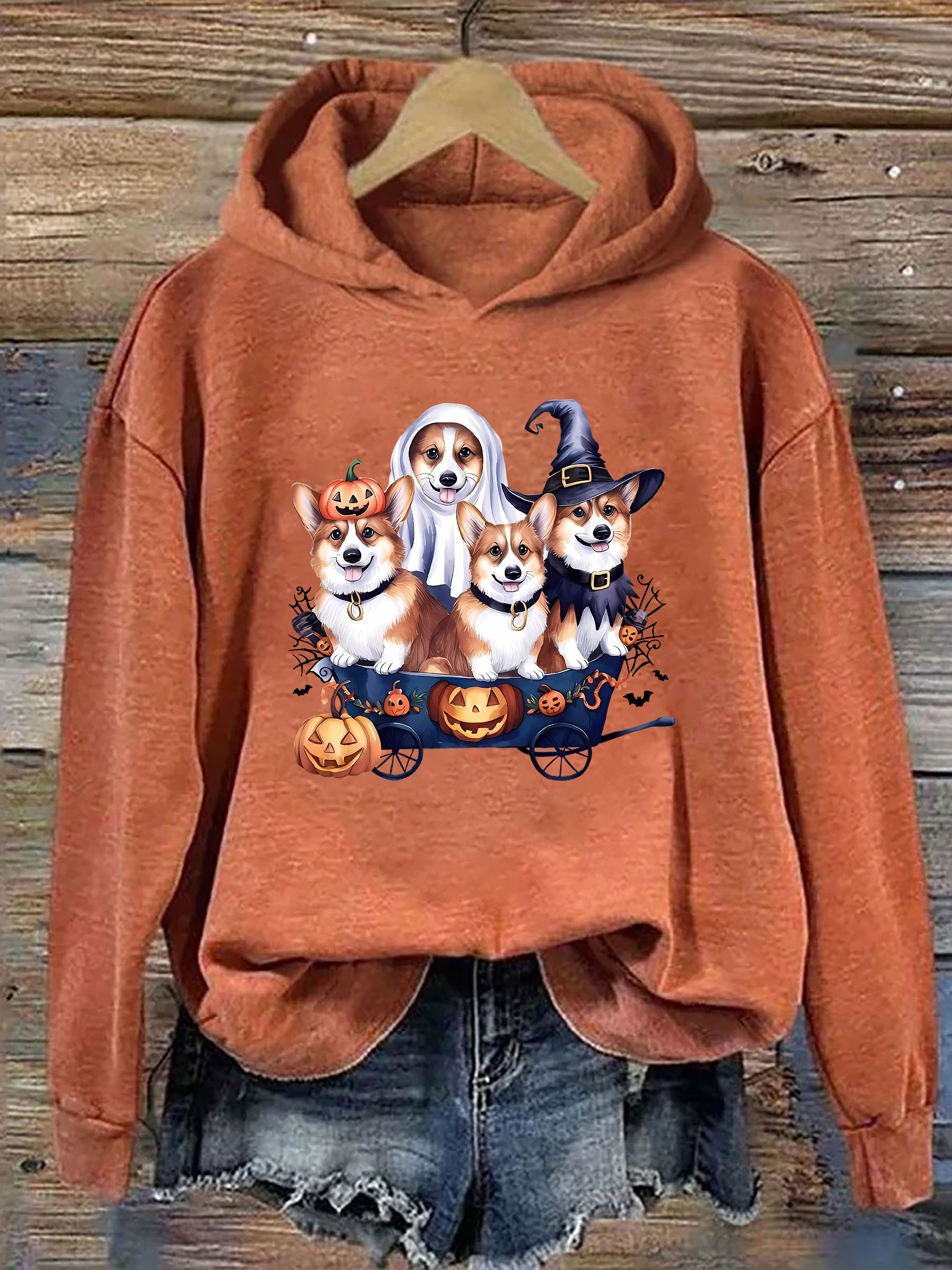 Halloween Corgi Hoodie