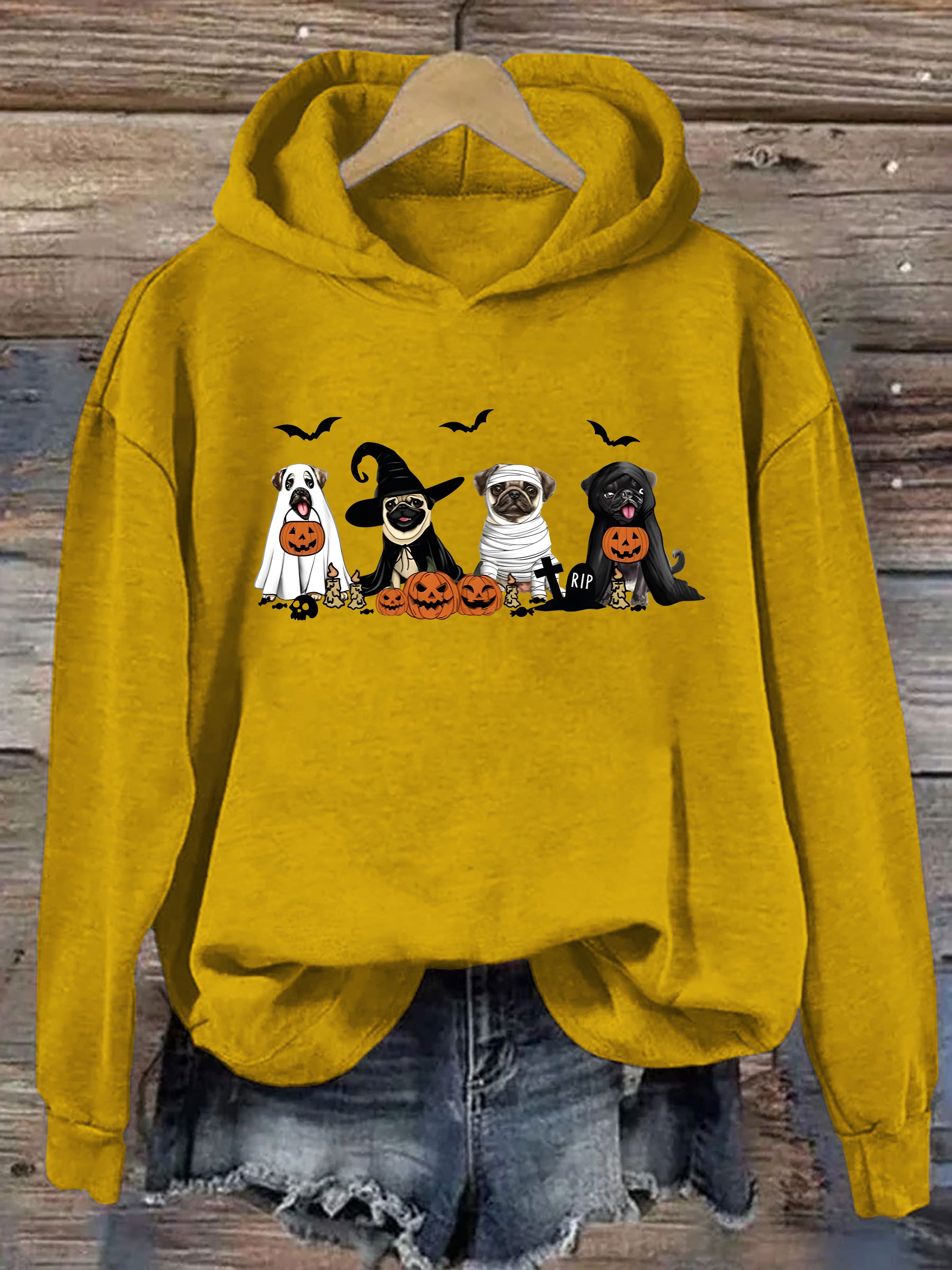 Pug Halloween Hoodie