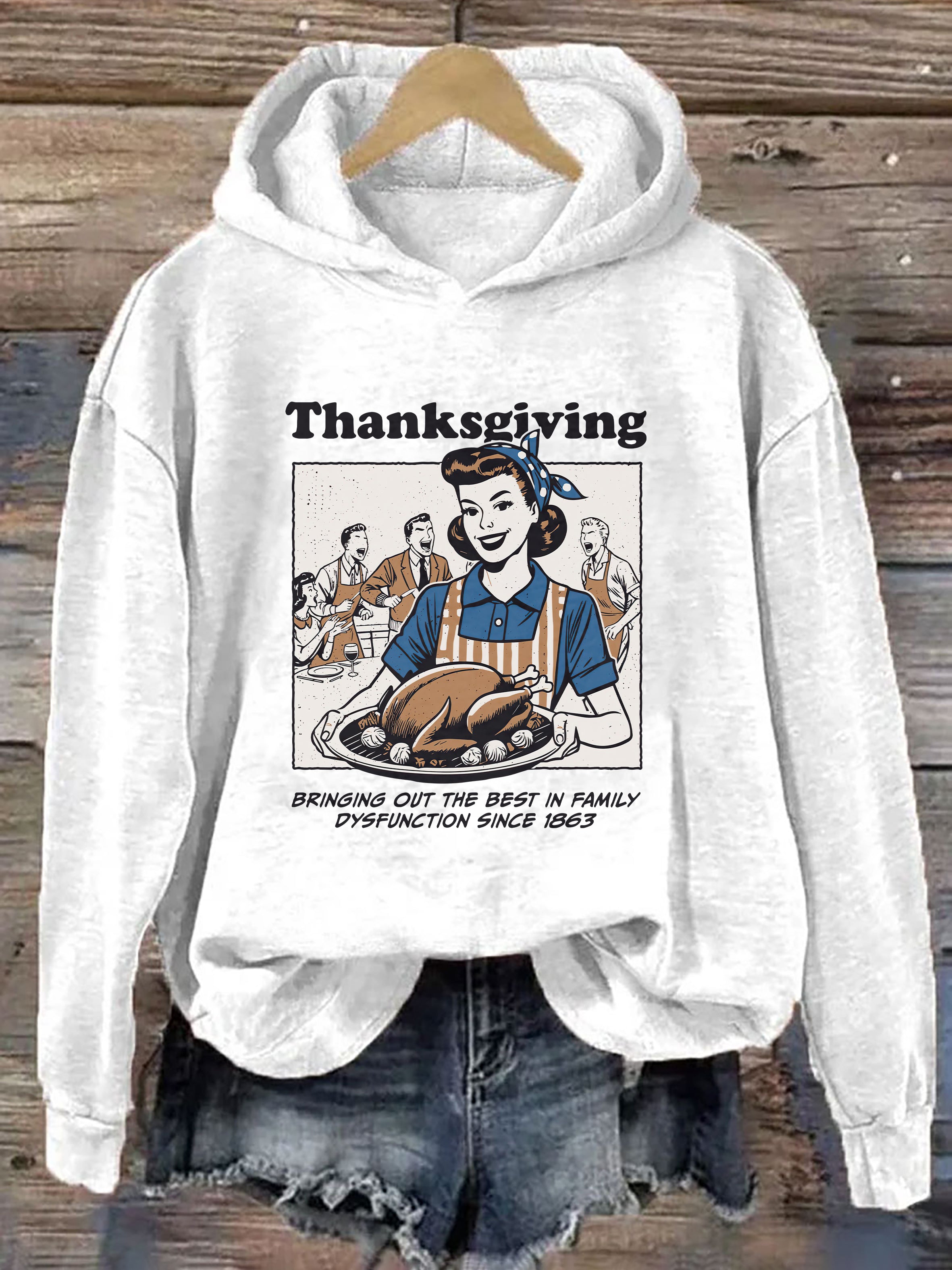 Vintage Thanksgiving Hoodie