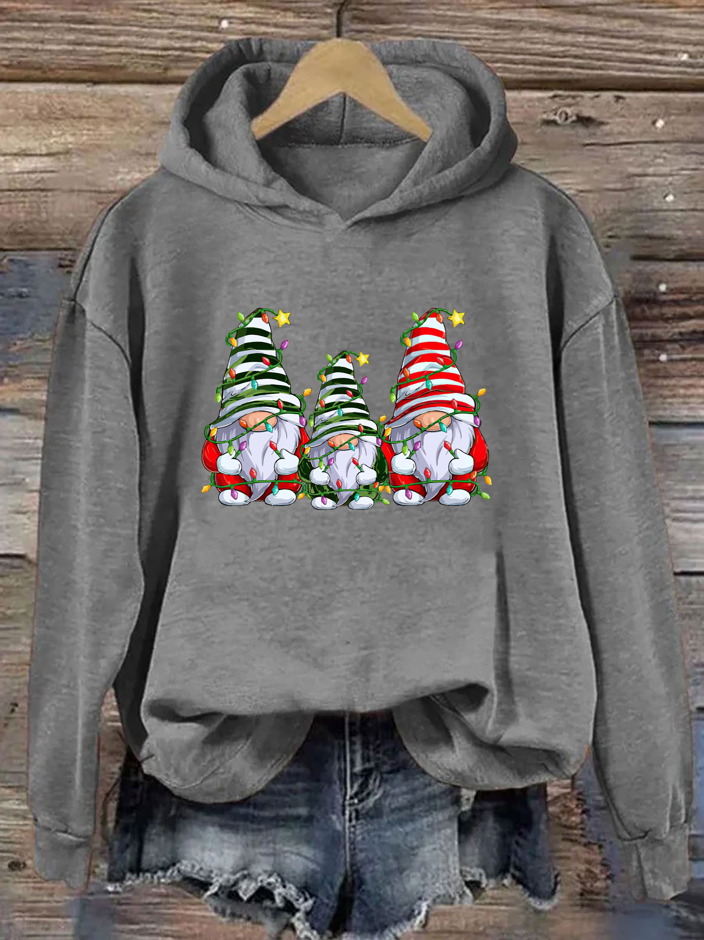 Christmas Cute Gnome Hoodie