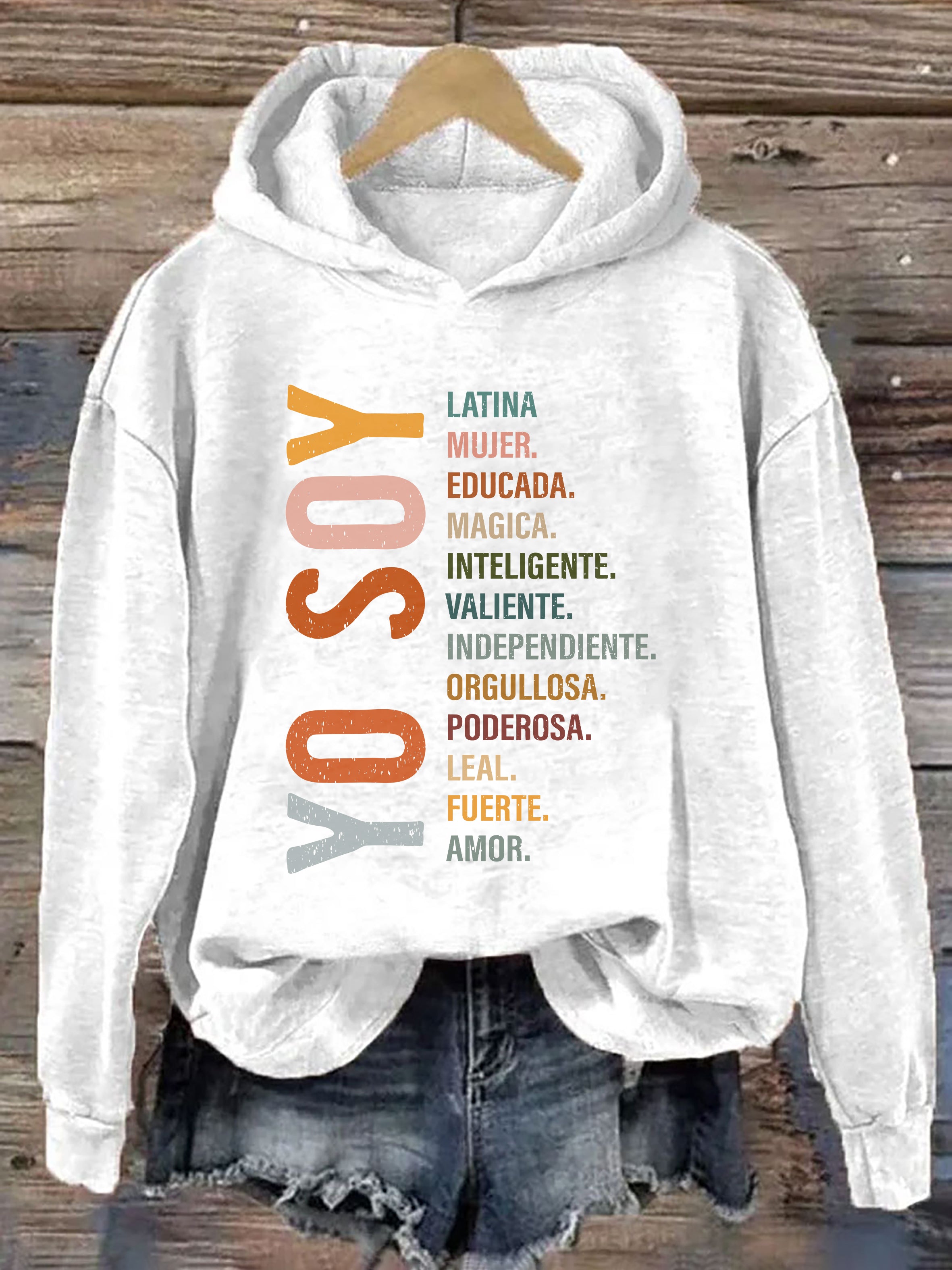Yo Soy Latina Mujer Hoodie