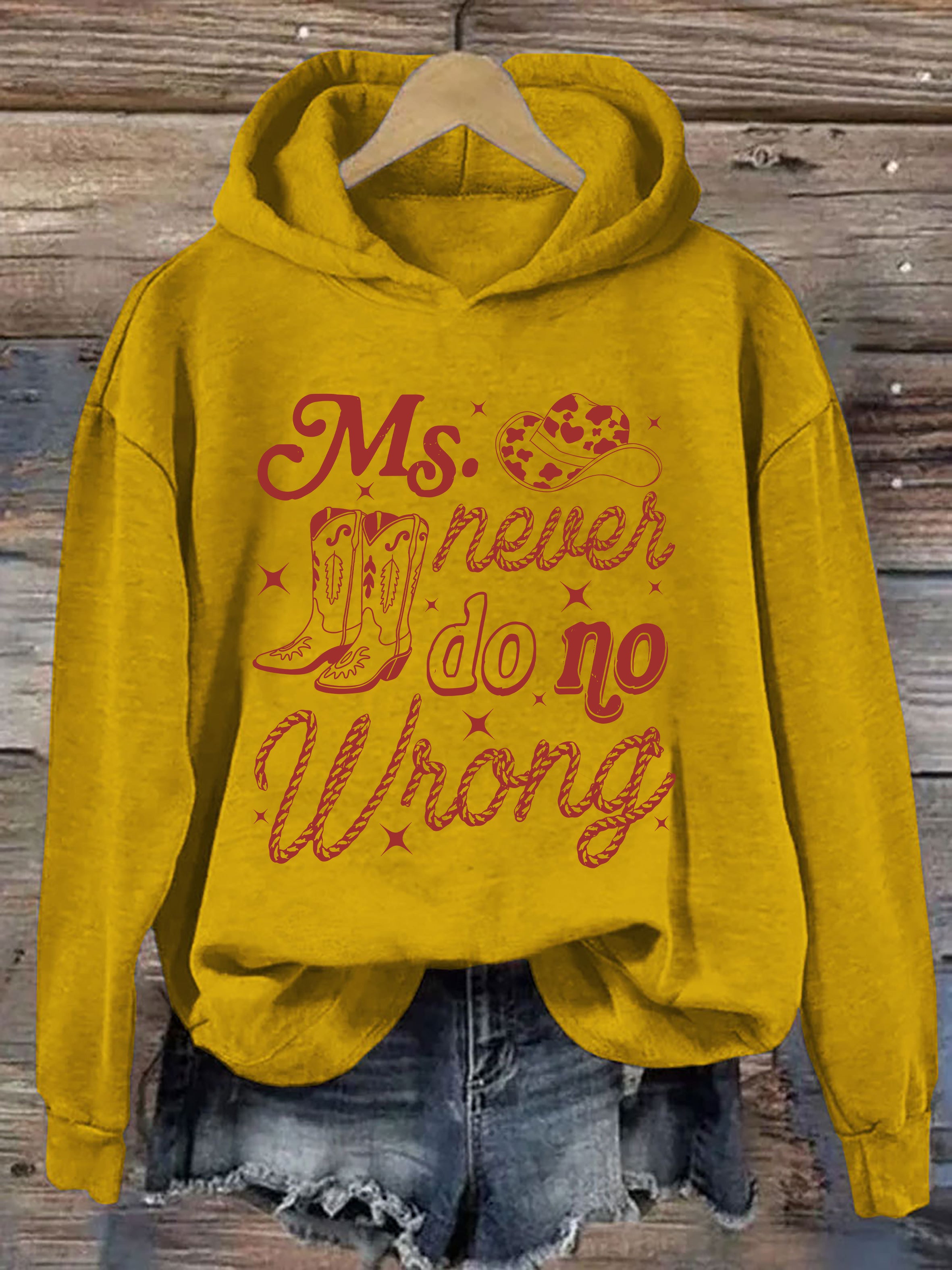 Western Cow Girl Hoodie