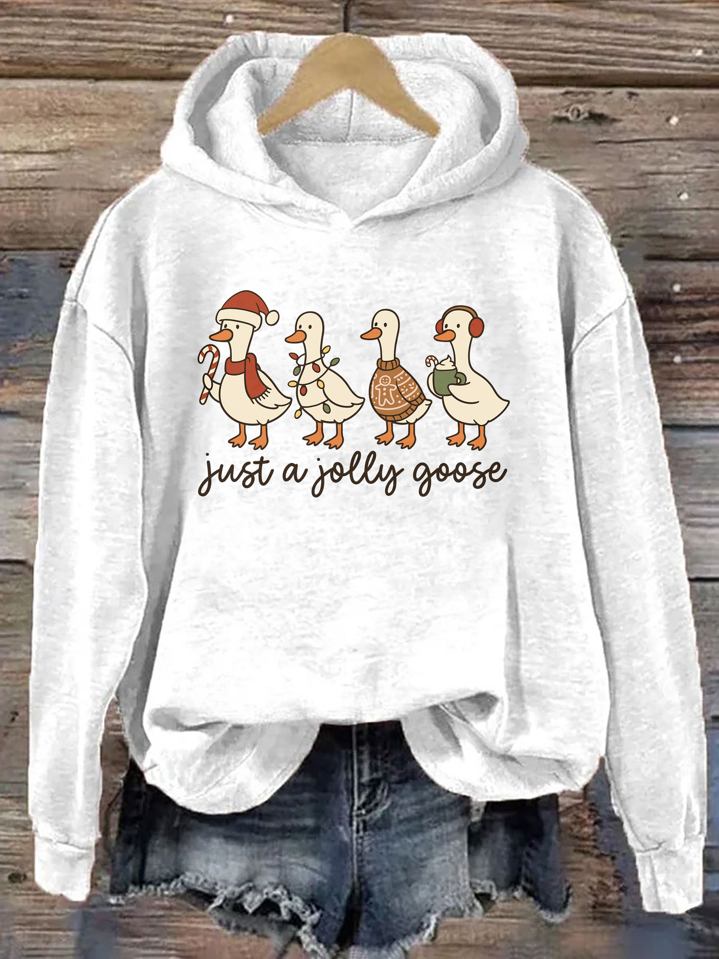 Funny Christmas Goose Hoodie