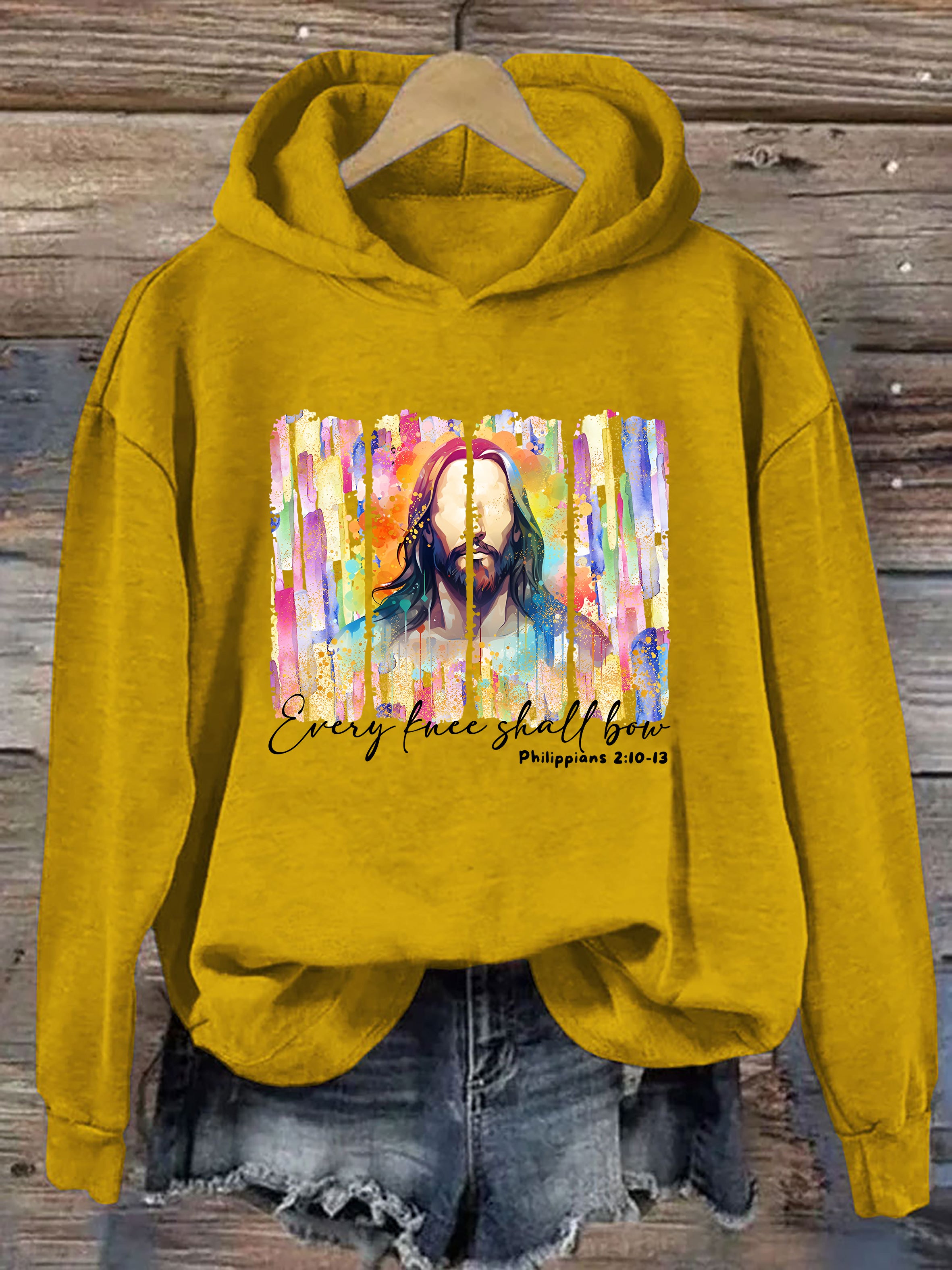 Watercolor Jesus Hoodie