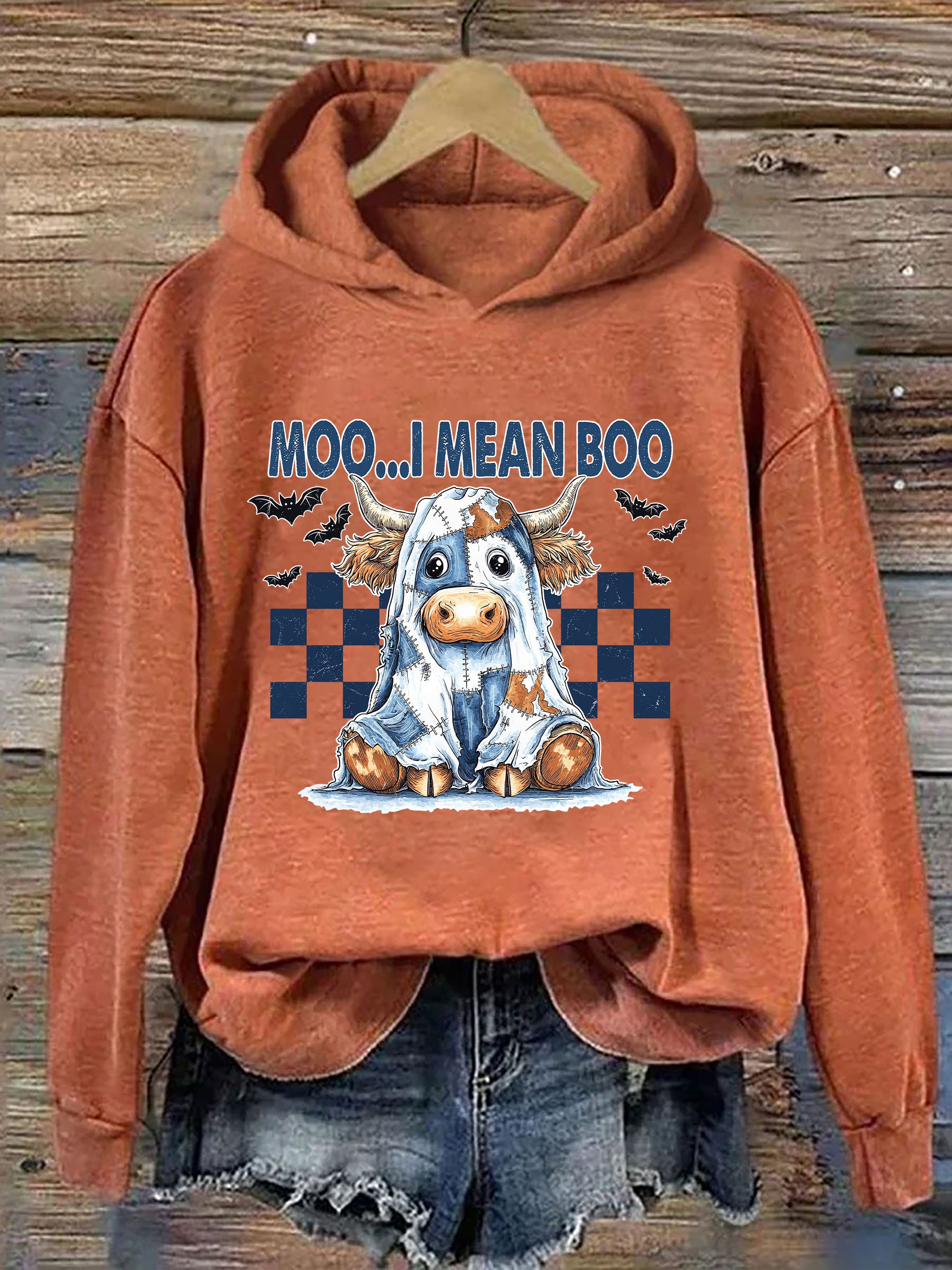 Moo I Mean Boo Hoodie