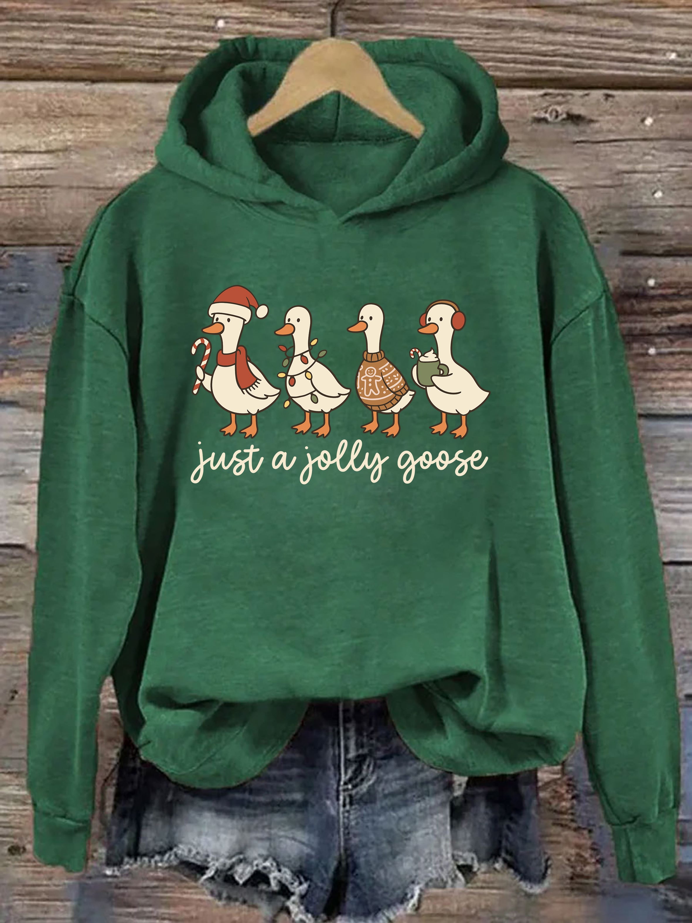 Funny Christmas Goose Hoodie