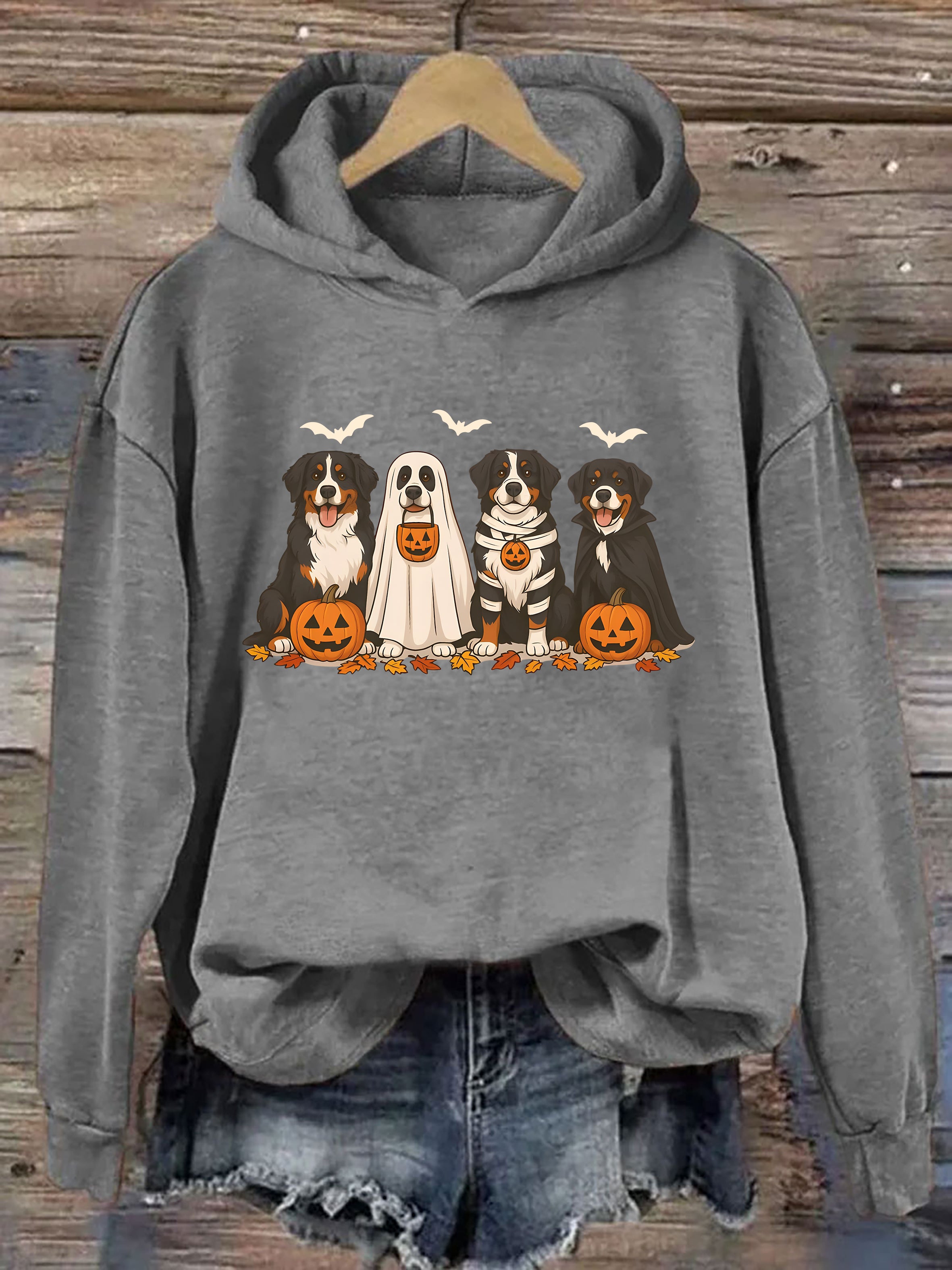 Bernese Mountain Dog Halloween Hoodie