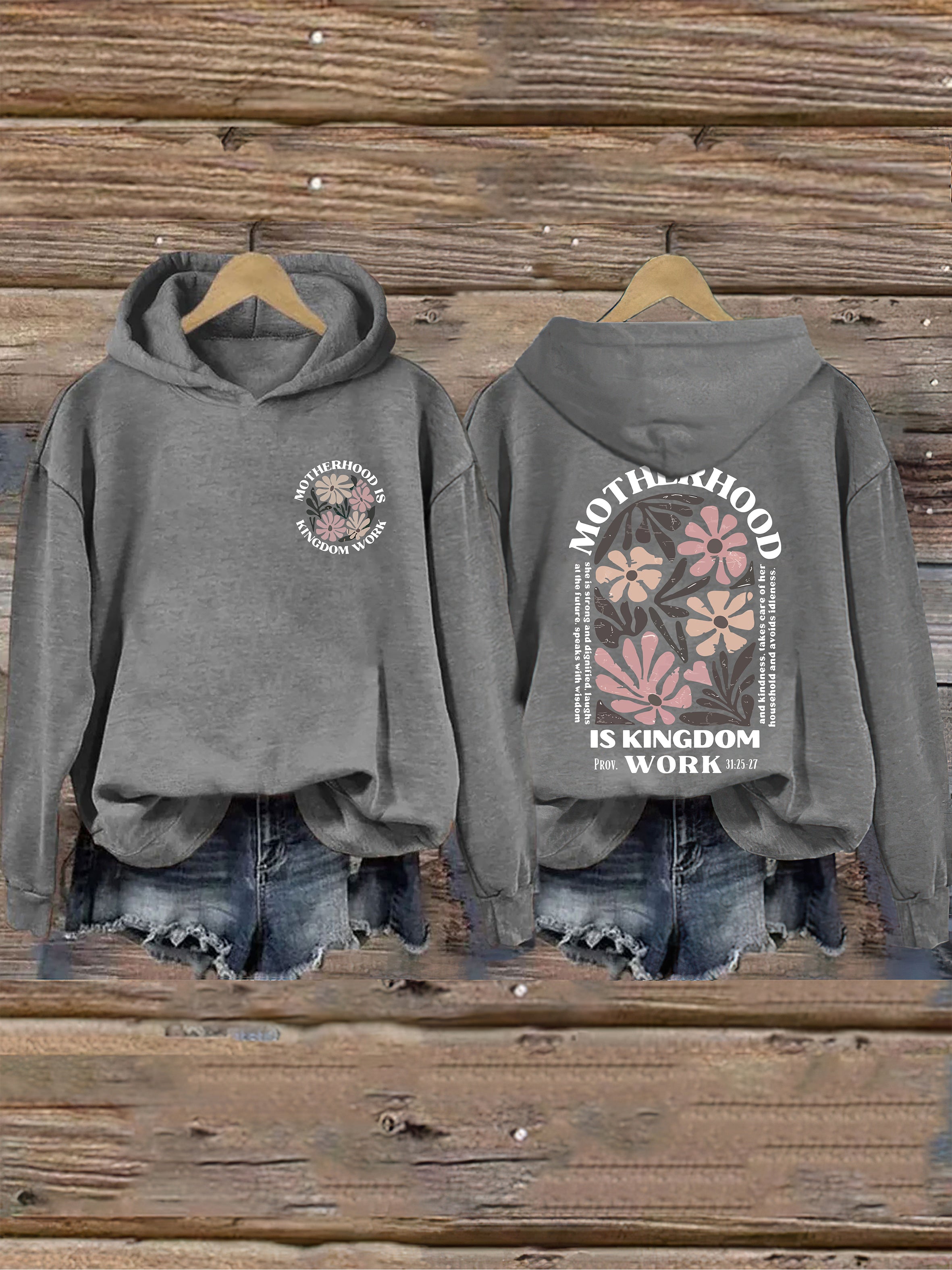 Motherhood Is Kingdom Work Hoodie