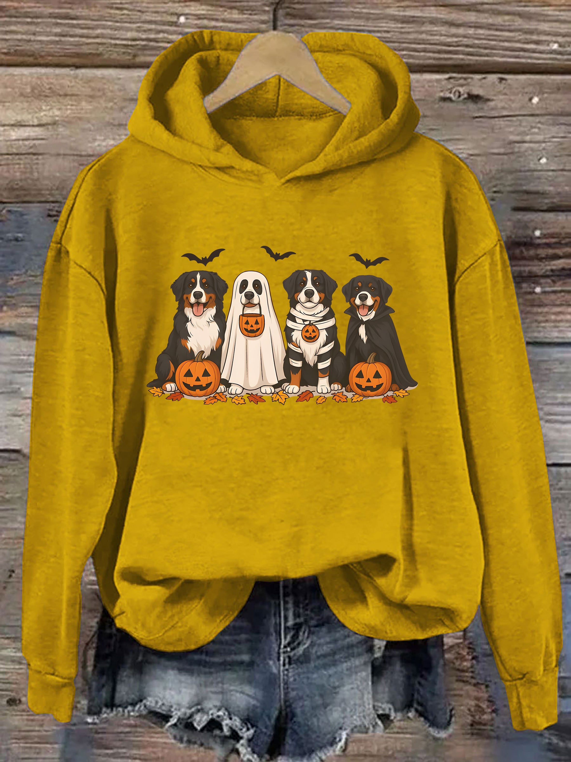 Bernese Mountain Dog Halloween Hoodie