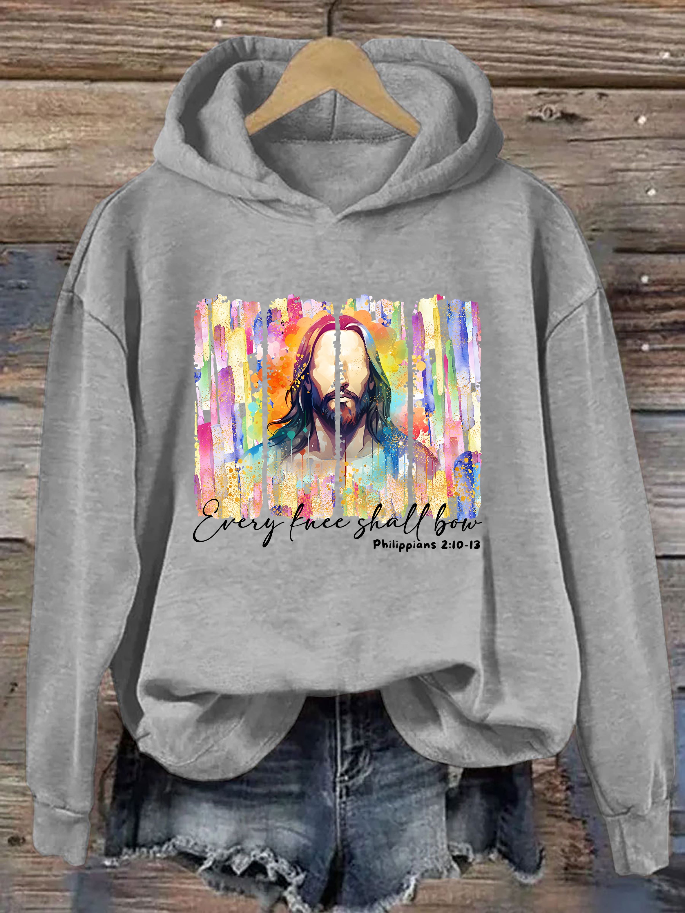 Watercolor Jesus Hoodie