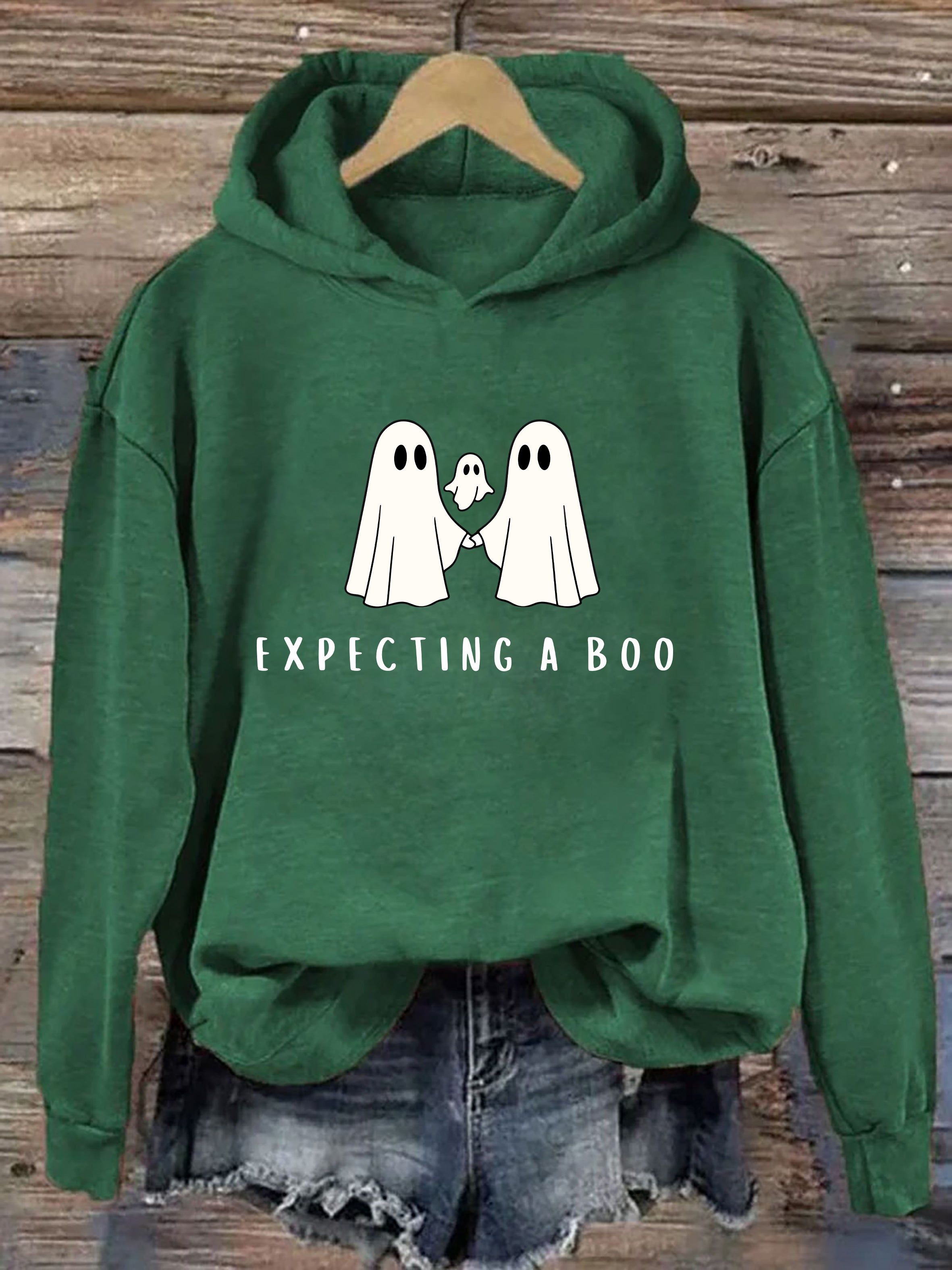 Pregnancy Announcement Halloween Hoodie