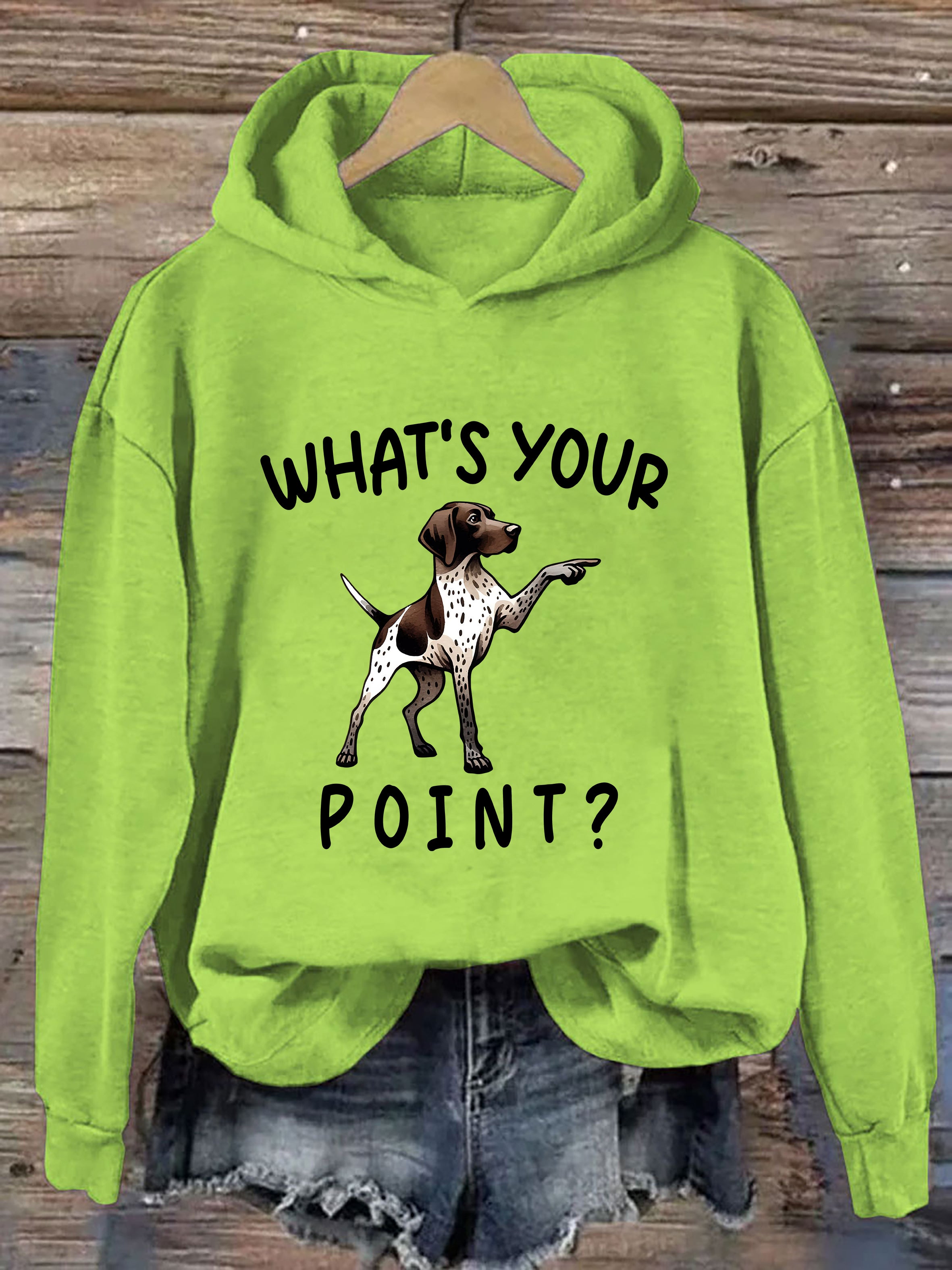 What's Your Point Funny German Shorthaired Pointer Hoodie