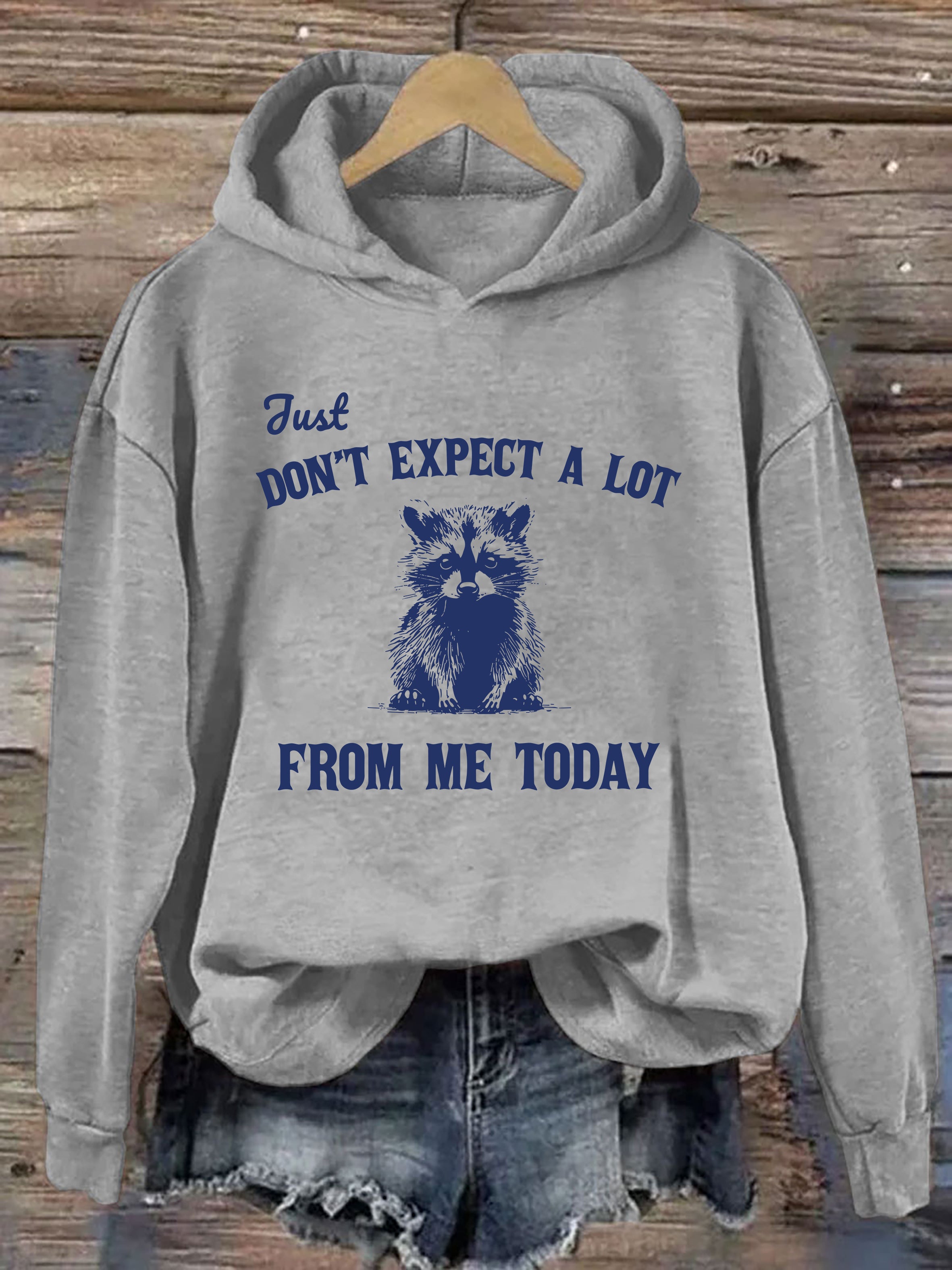 Don't Expect A Lot From Me Today Hoodie