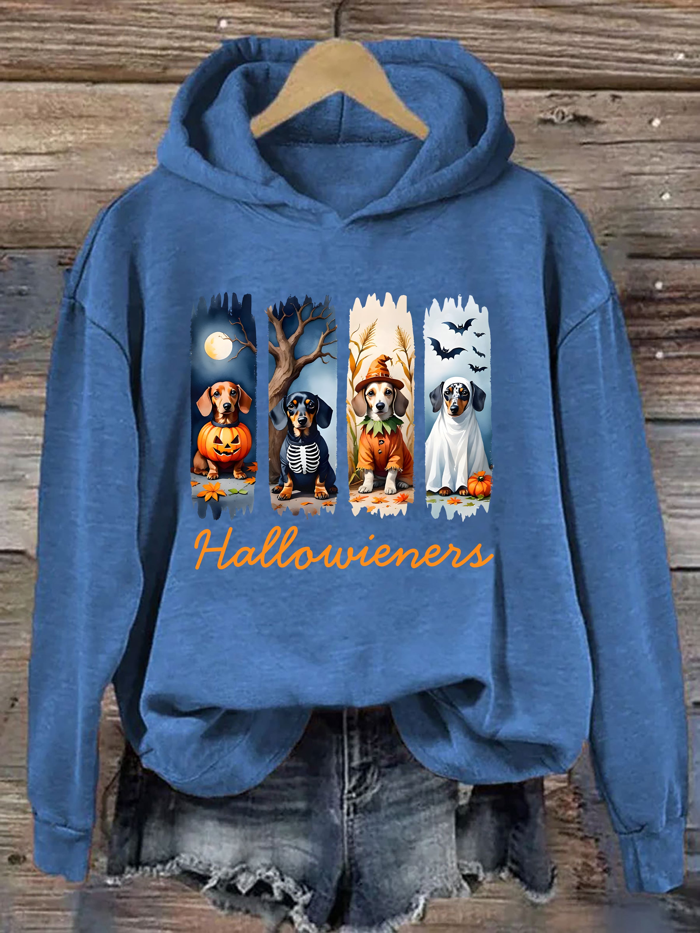 Funny Dachshund Halloween Hoodie