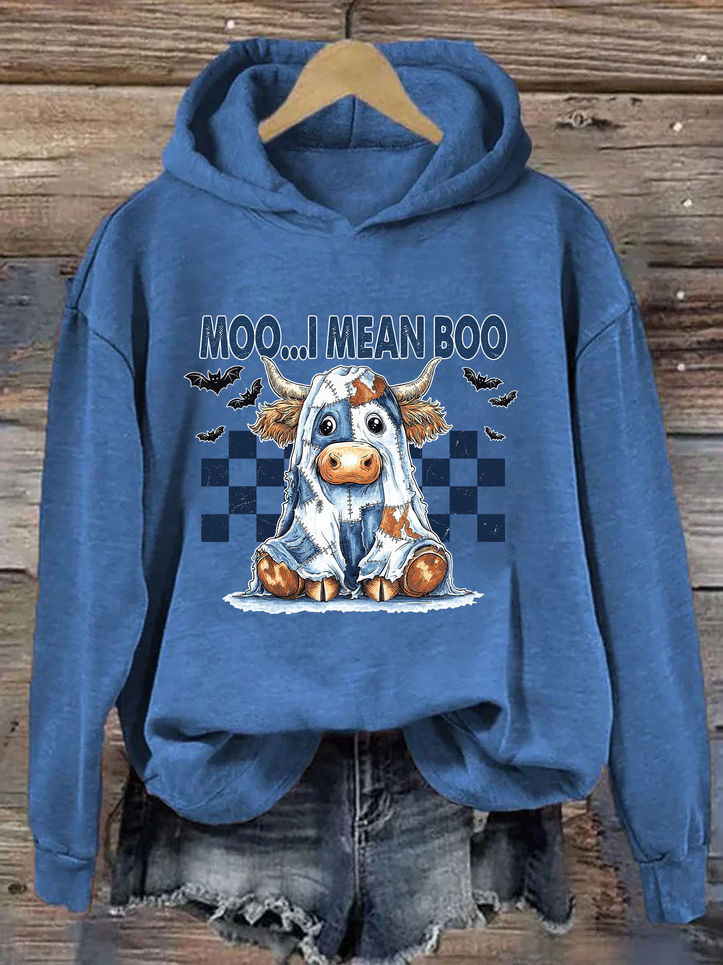 Moo I Mean Boo Hoodie