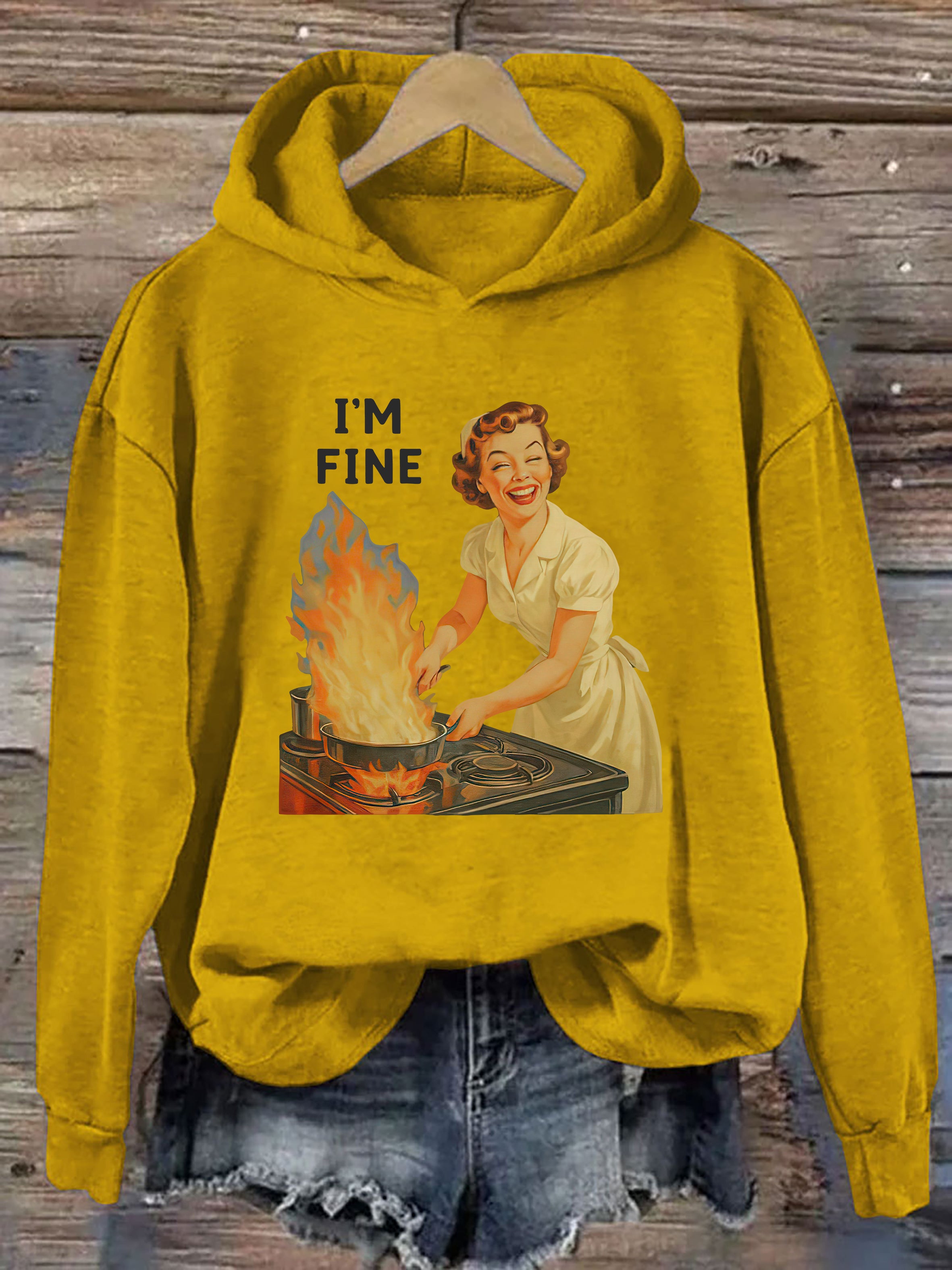 I Am Fine Hoodie