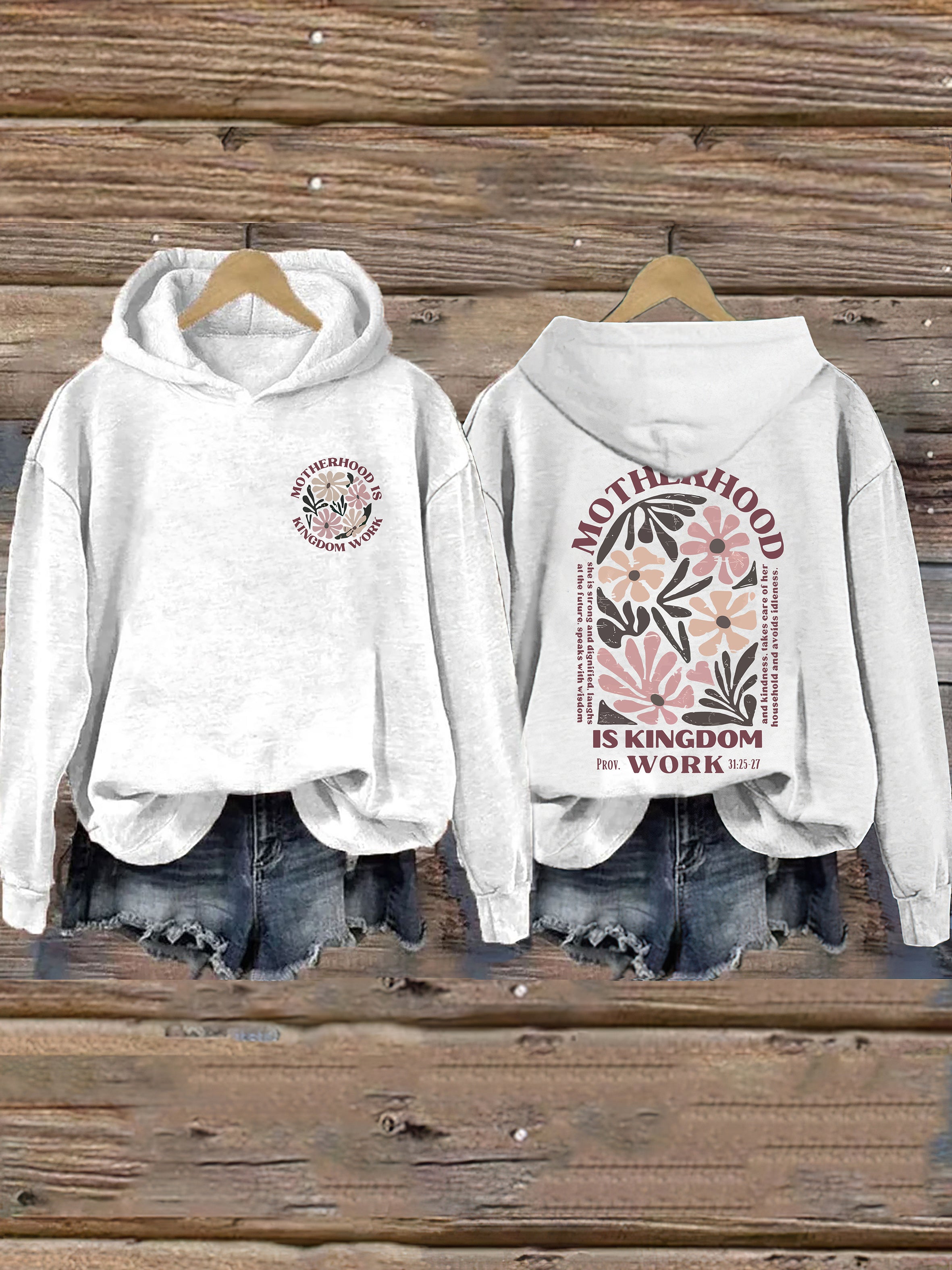 Motherhood Is Kingdom Work Hoodie
