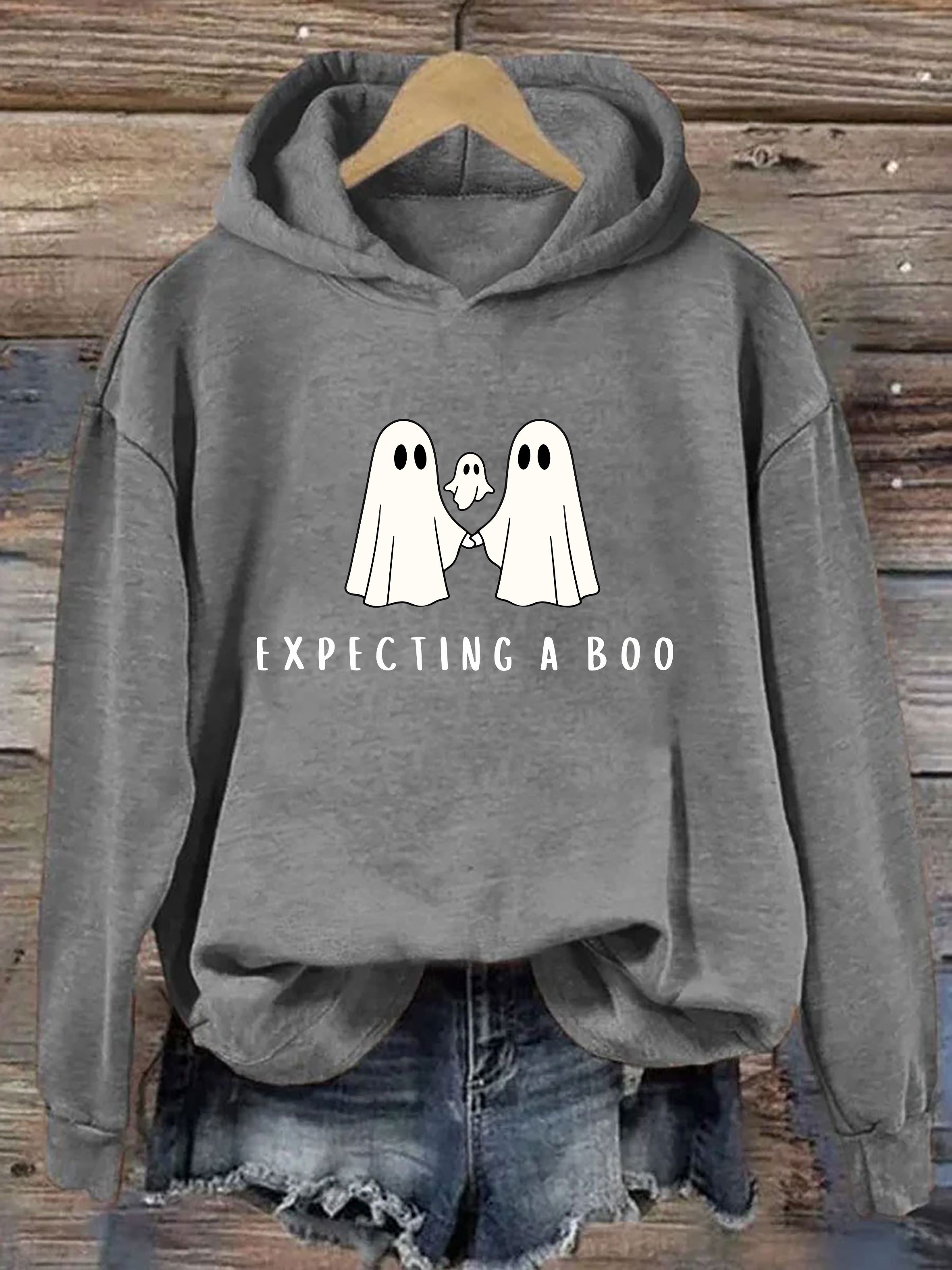 Pregnancy Announcement Halloween Hoodie