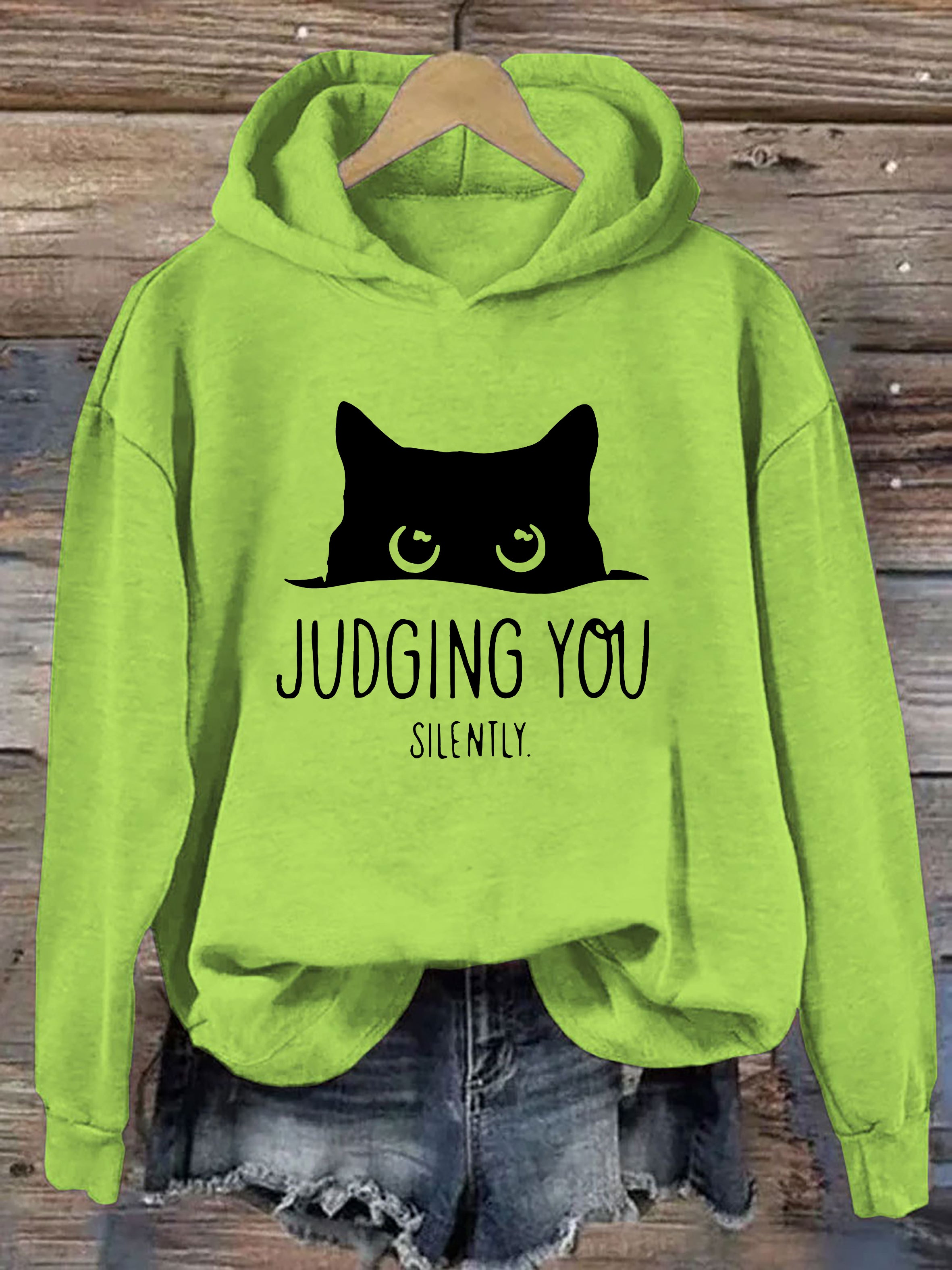 Judging You Silently Hoodie