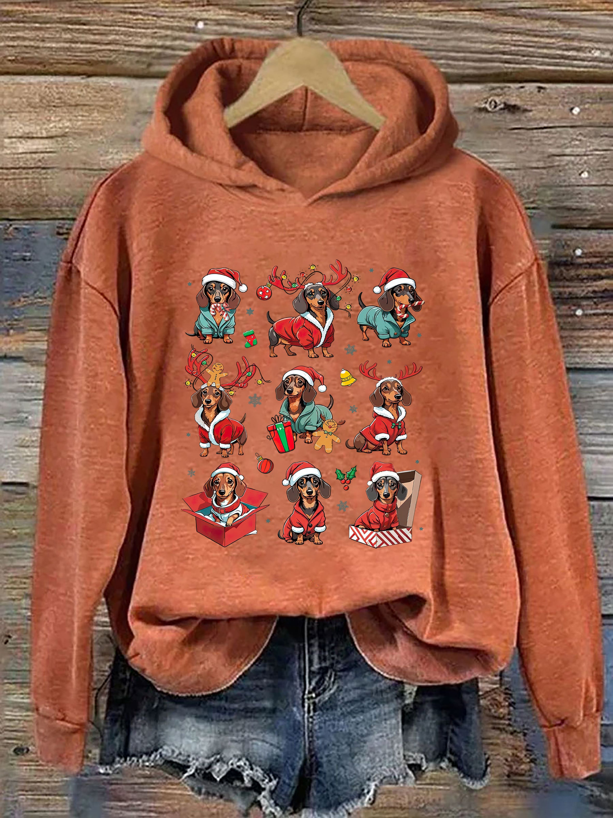 Dachshund Christmas Hoodie