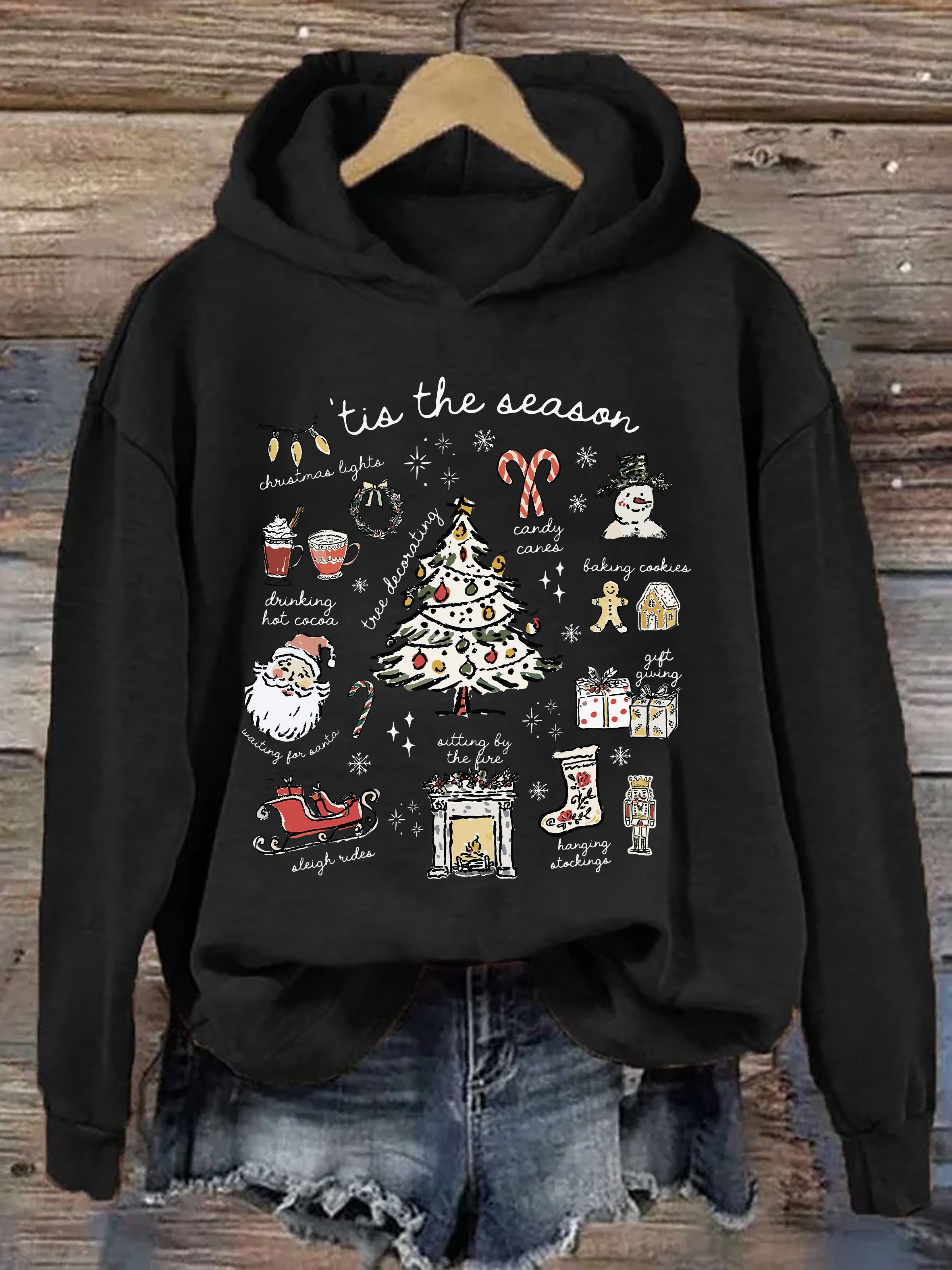 Tis The Season Christmas Hoodie