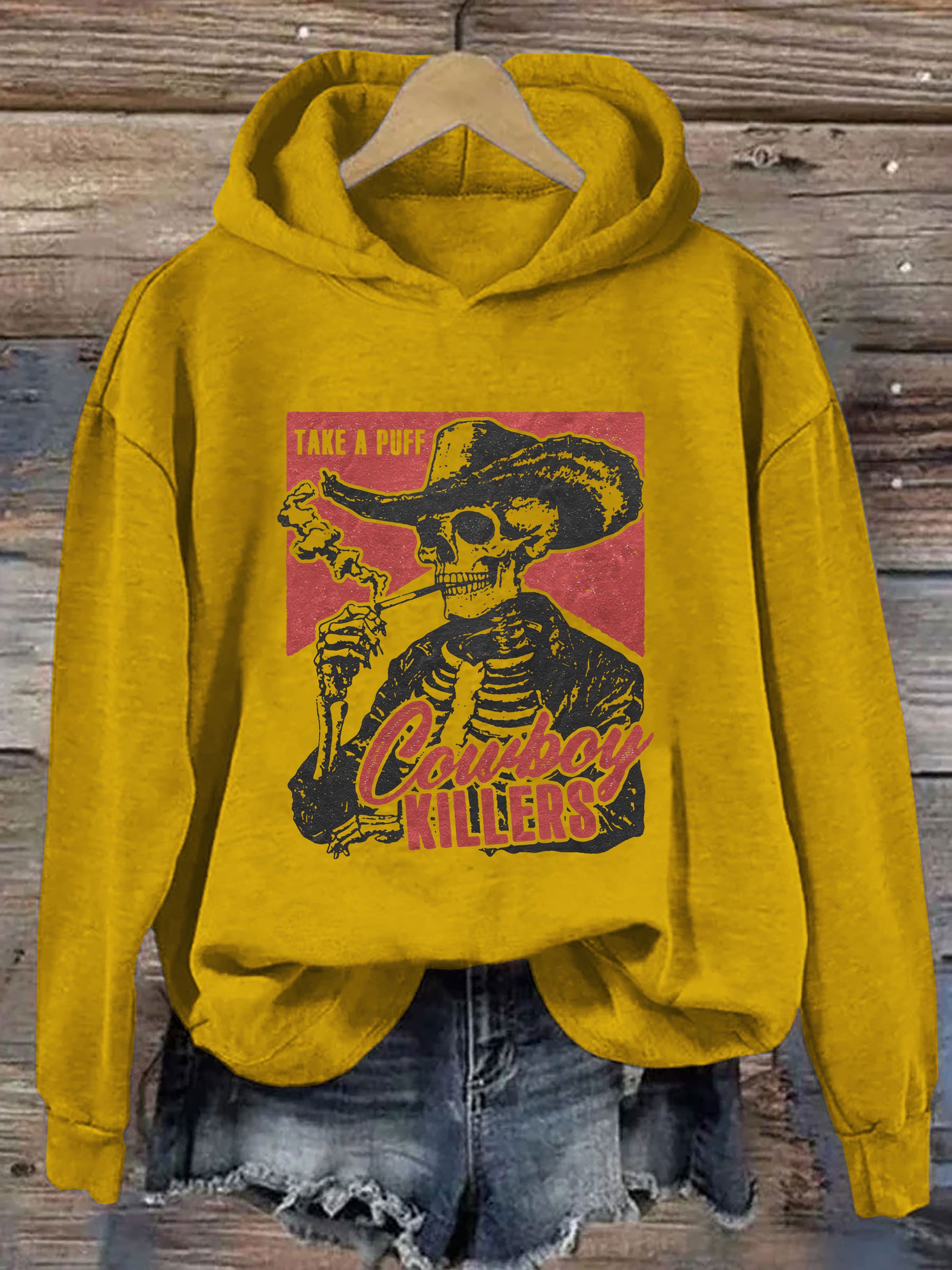 Smoking Skeleton Hoodie