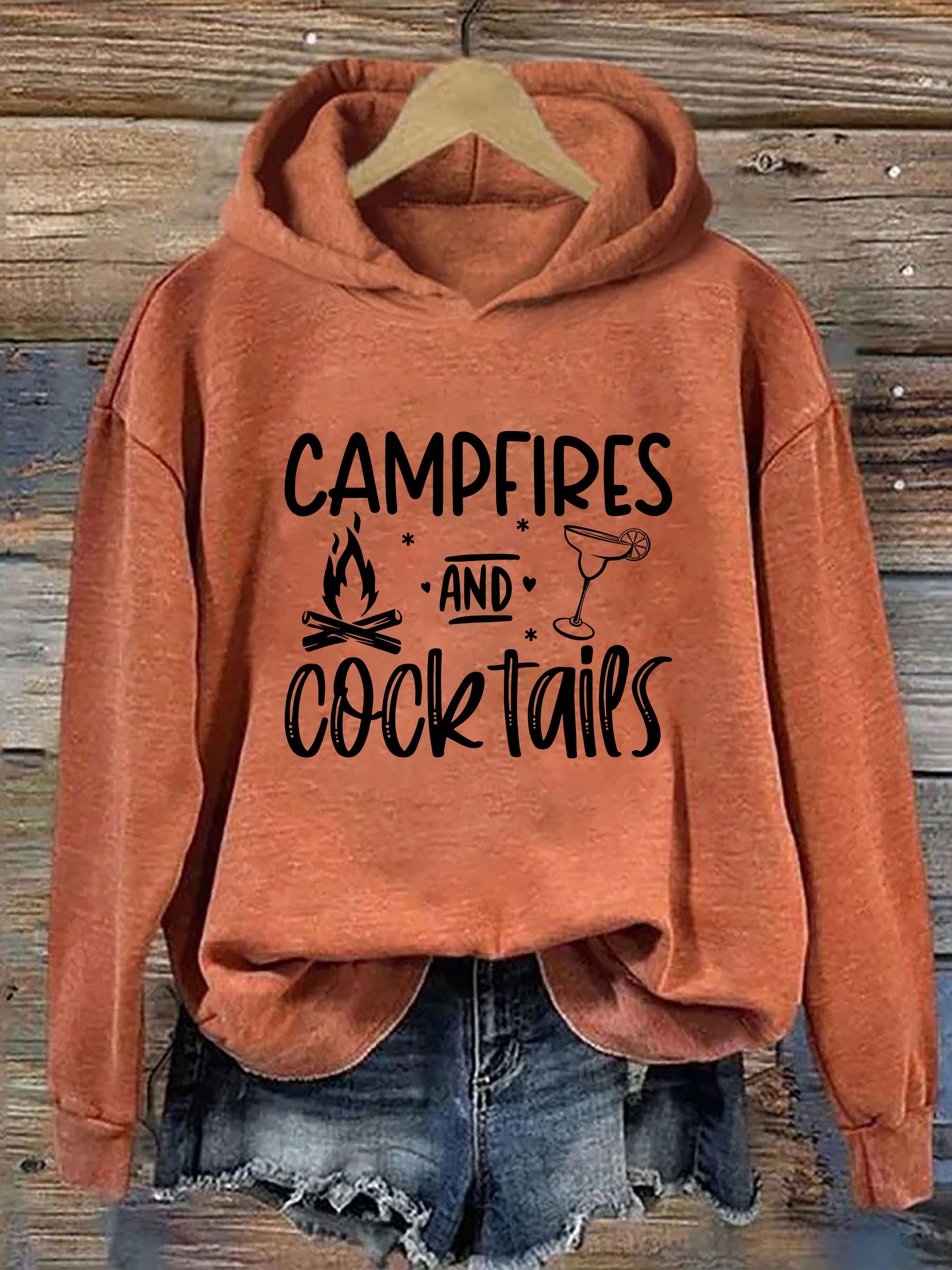 Campfires And Cocktails Hoodie