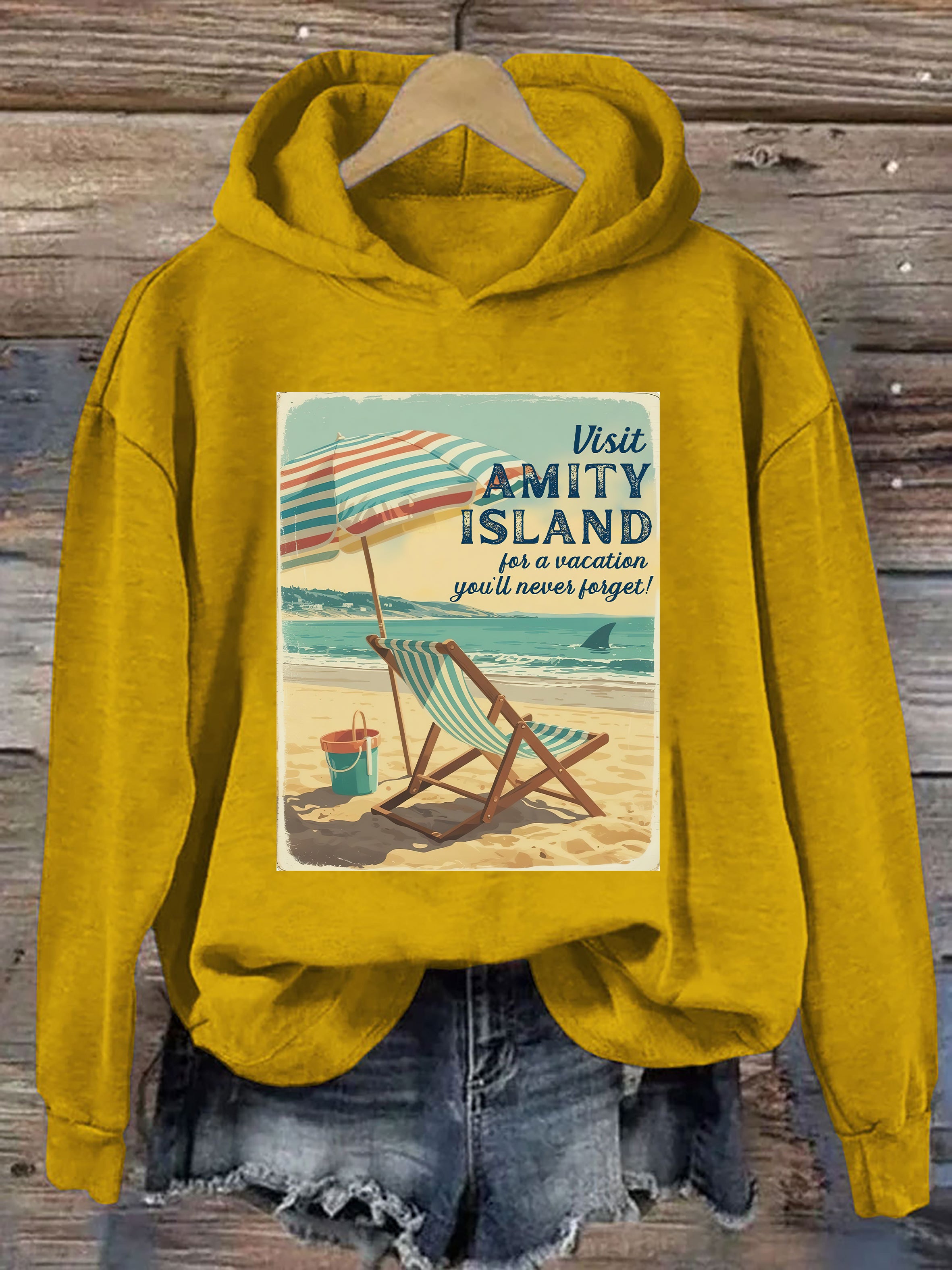 Jaws Amity Island Hoodie