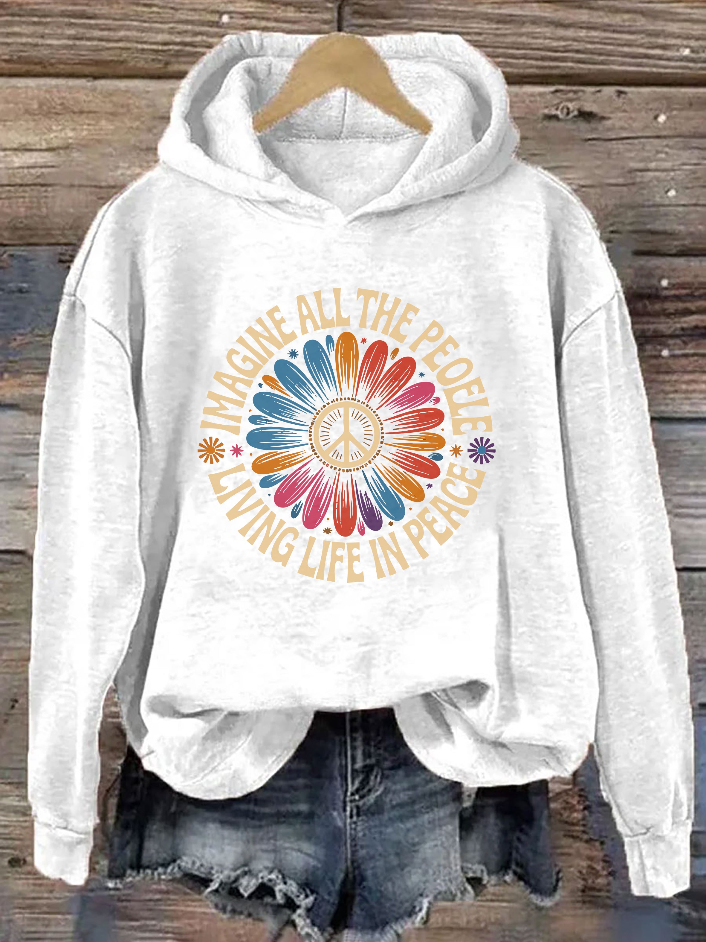 Imagine Peace Hoodie