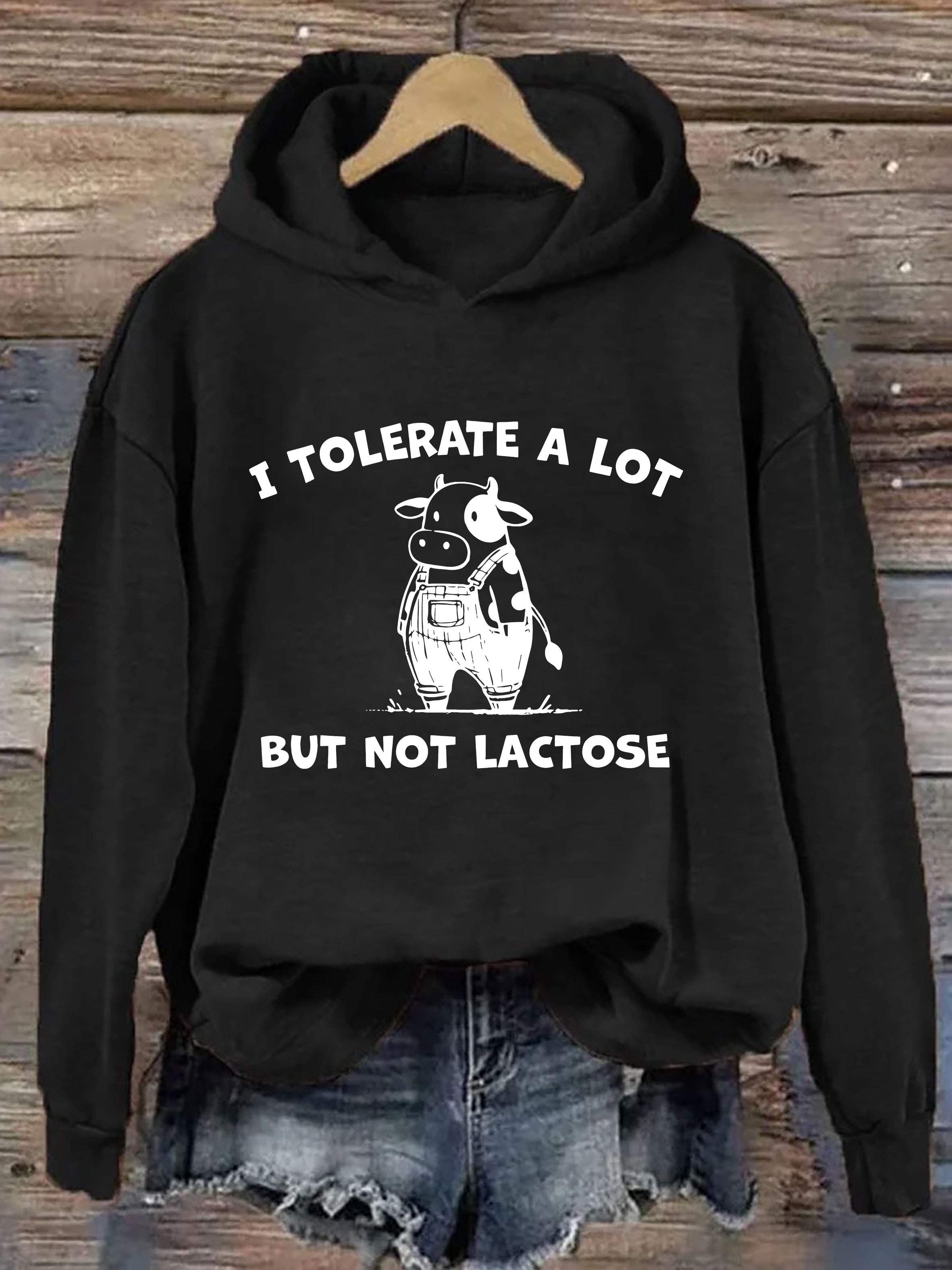 Lactose Intolerance Cow Hoodie
