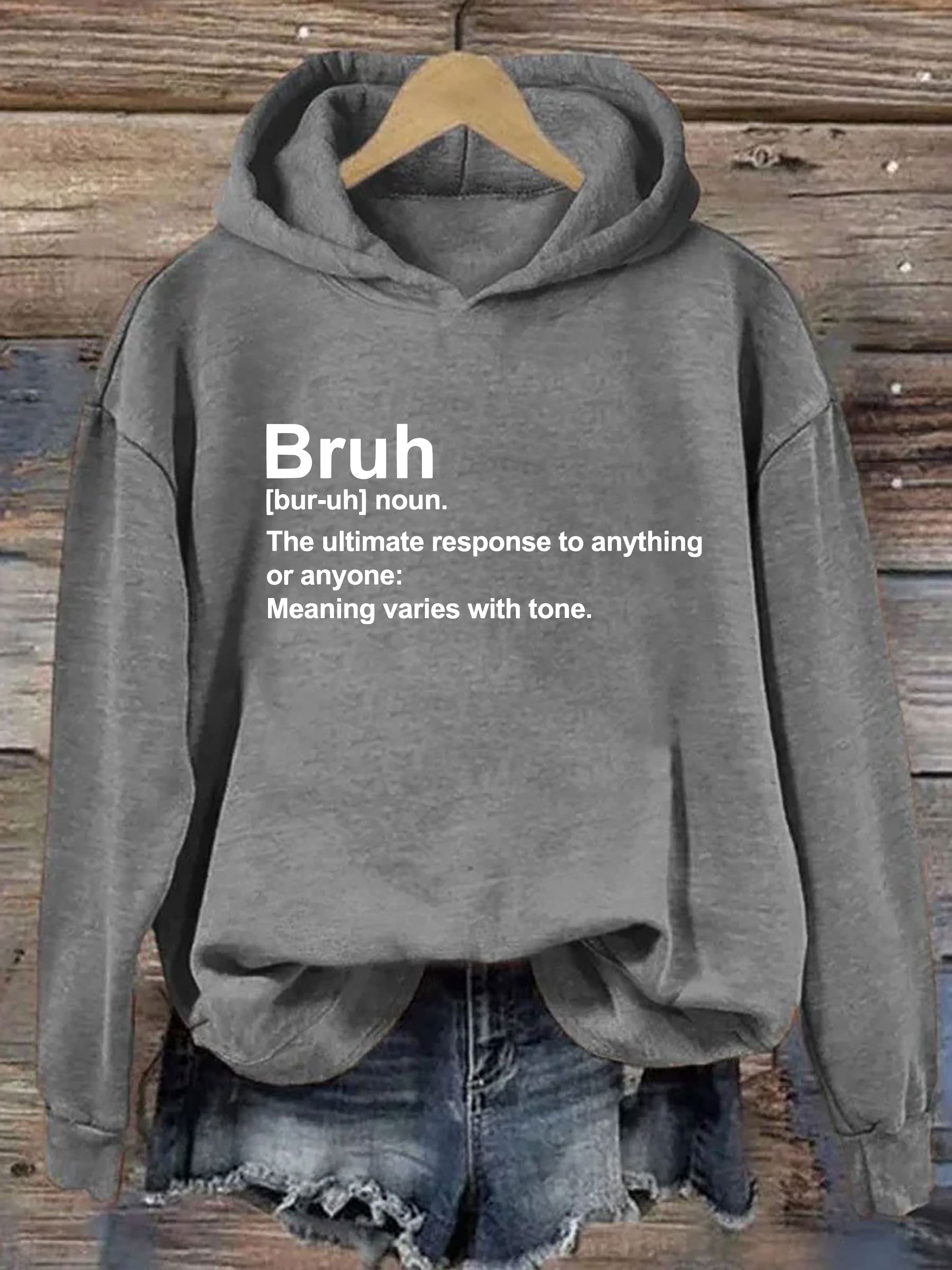 Bruh Definition Hoodie
