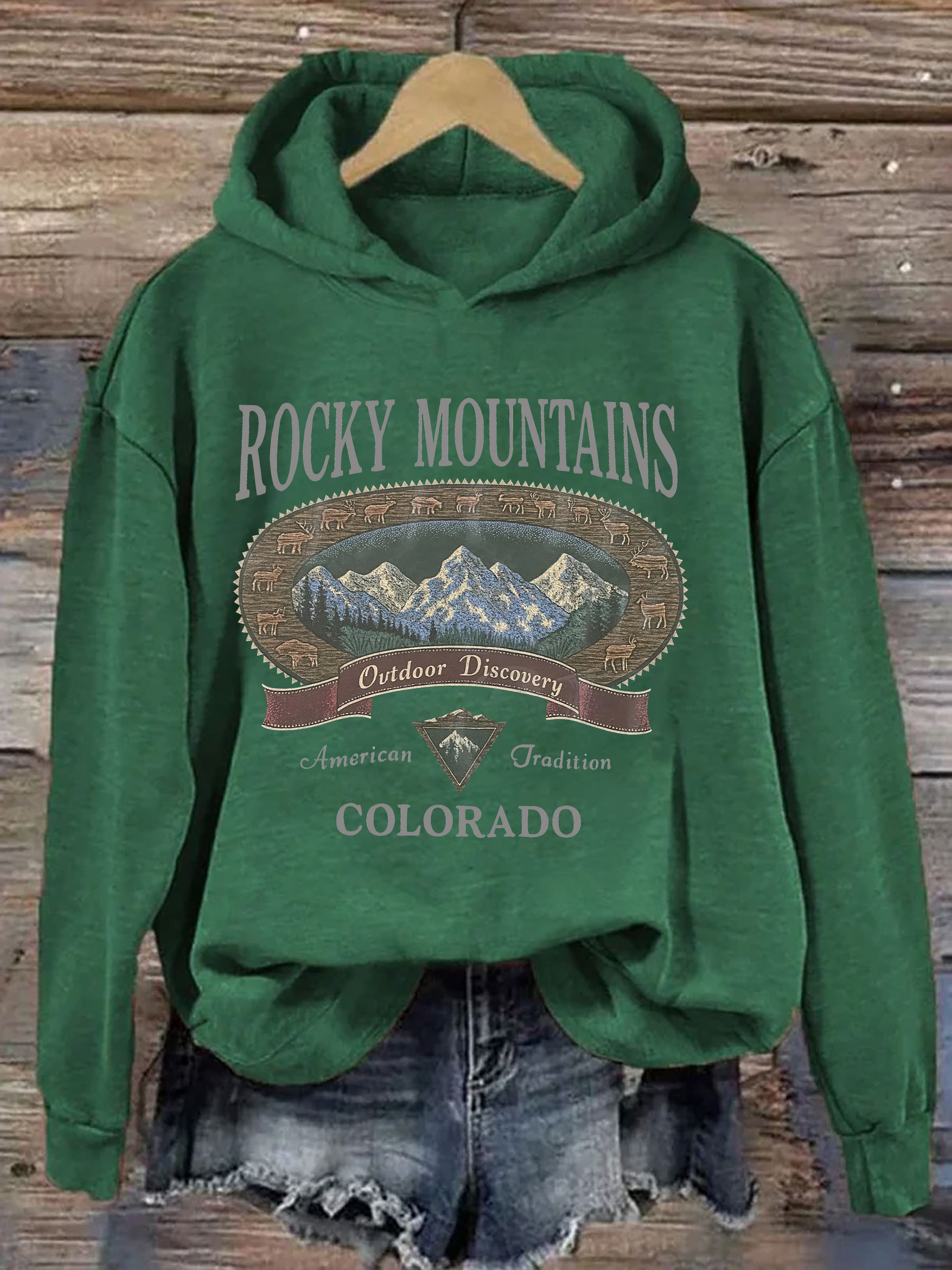 Rocky Mountains Colorado Hoodie