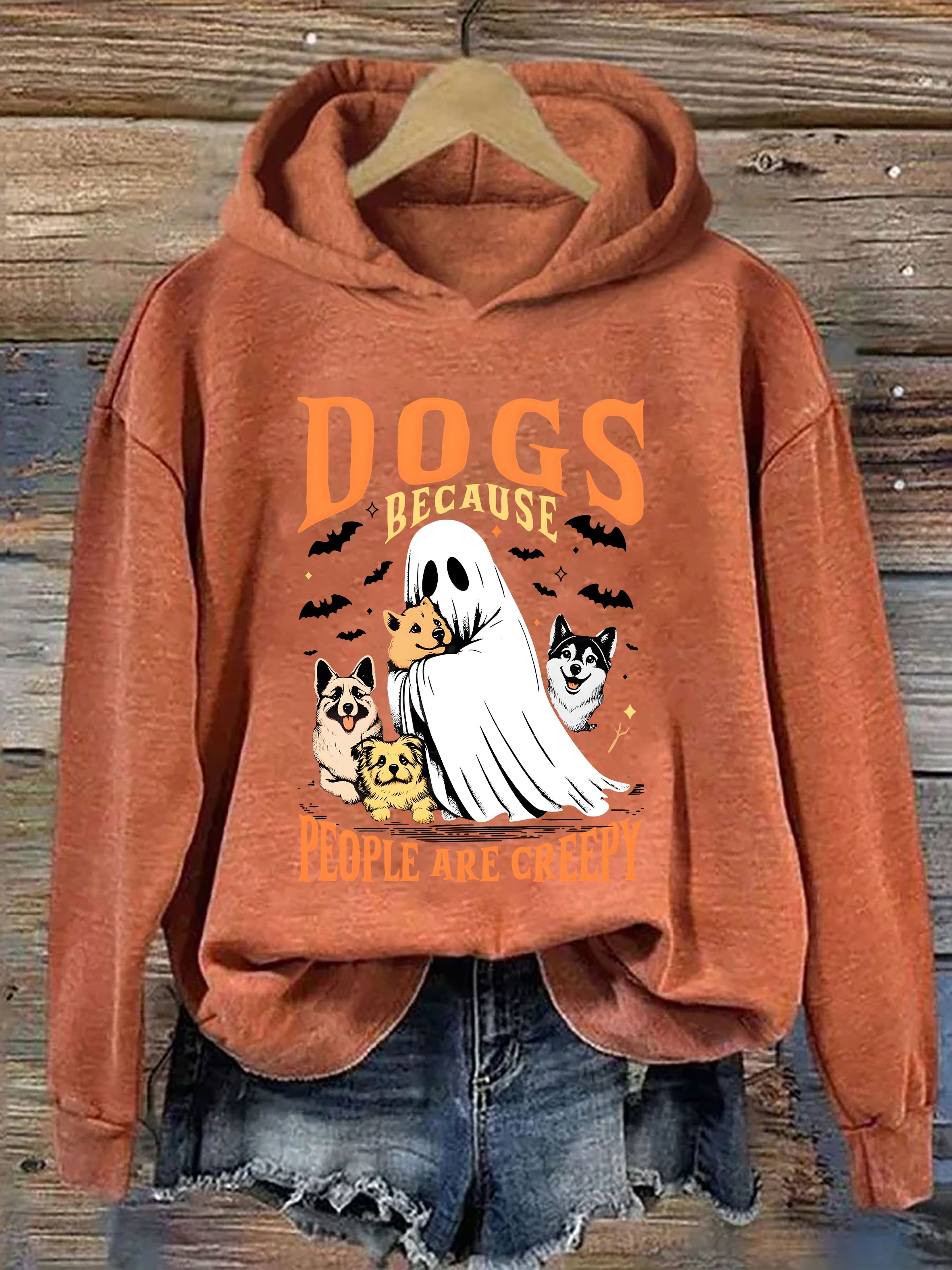 Dogs Because People Are Creepy Hoodie