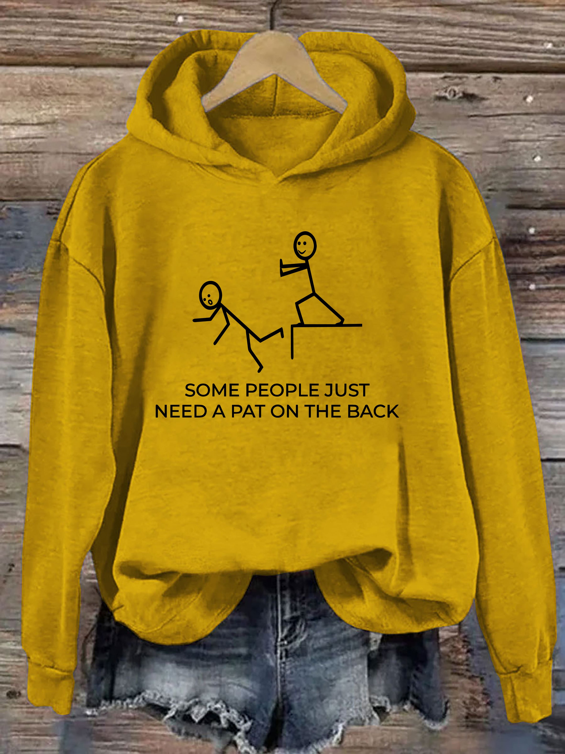 Some People Just Need A Pat On The Back Hoodie