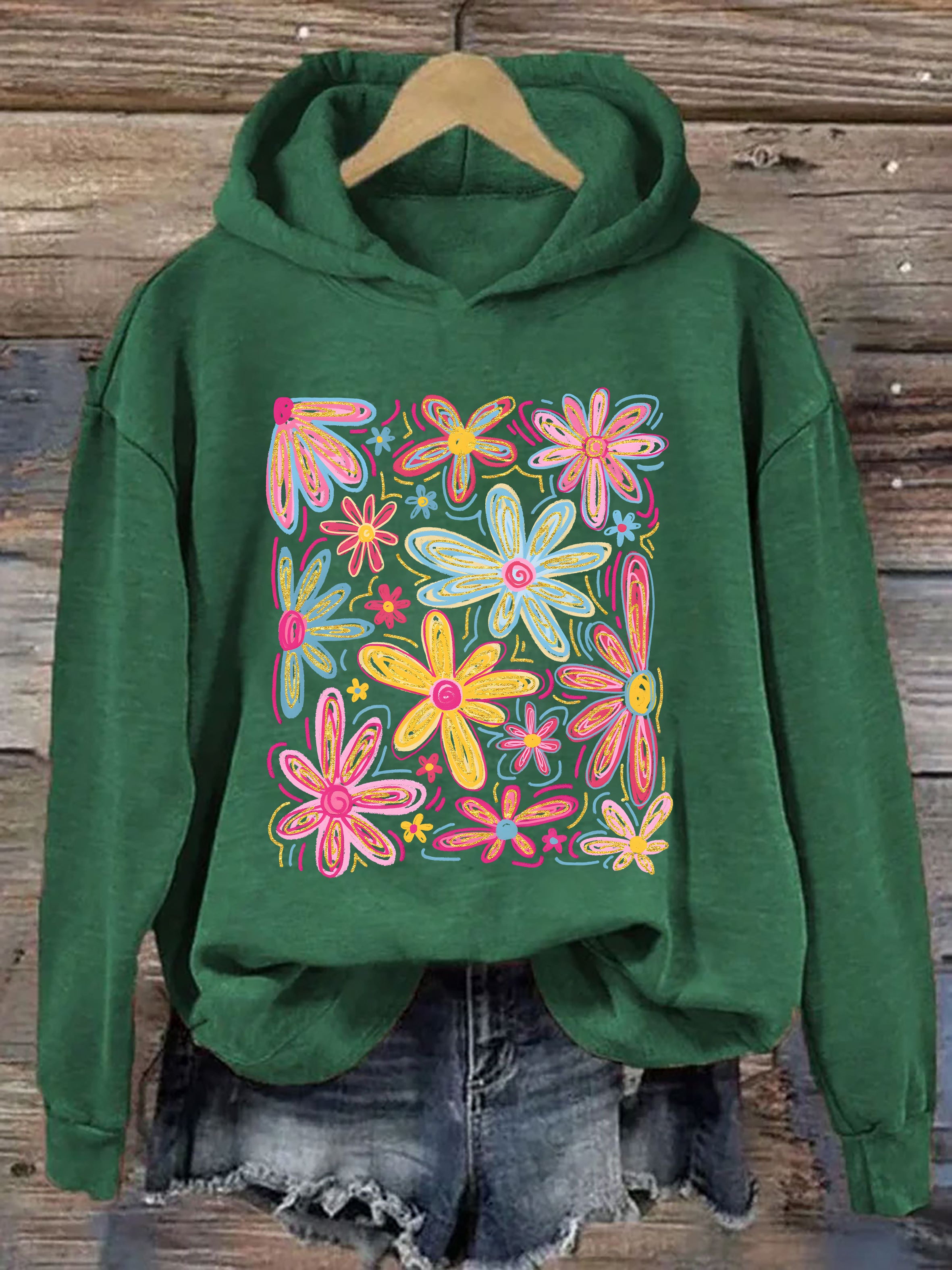 Floral Hoodie
