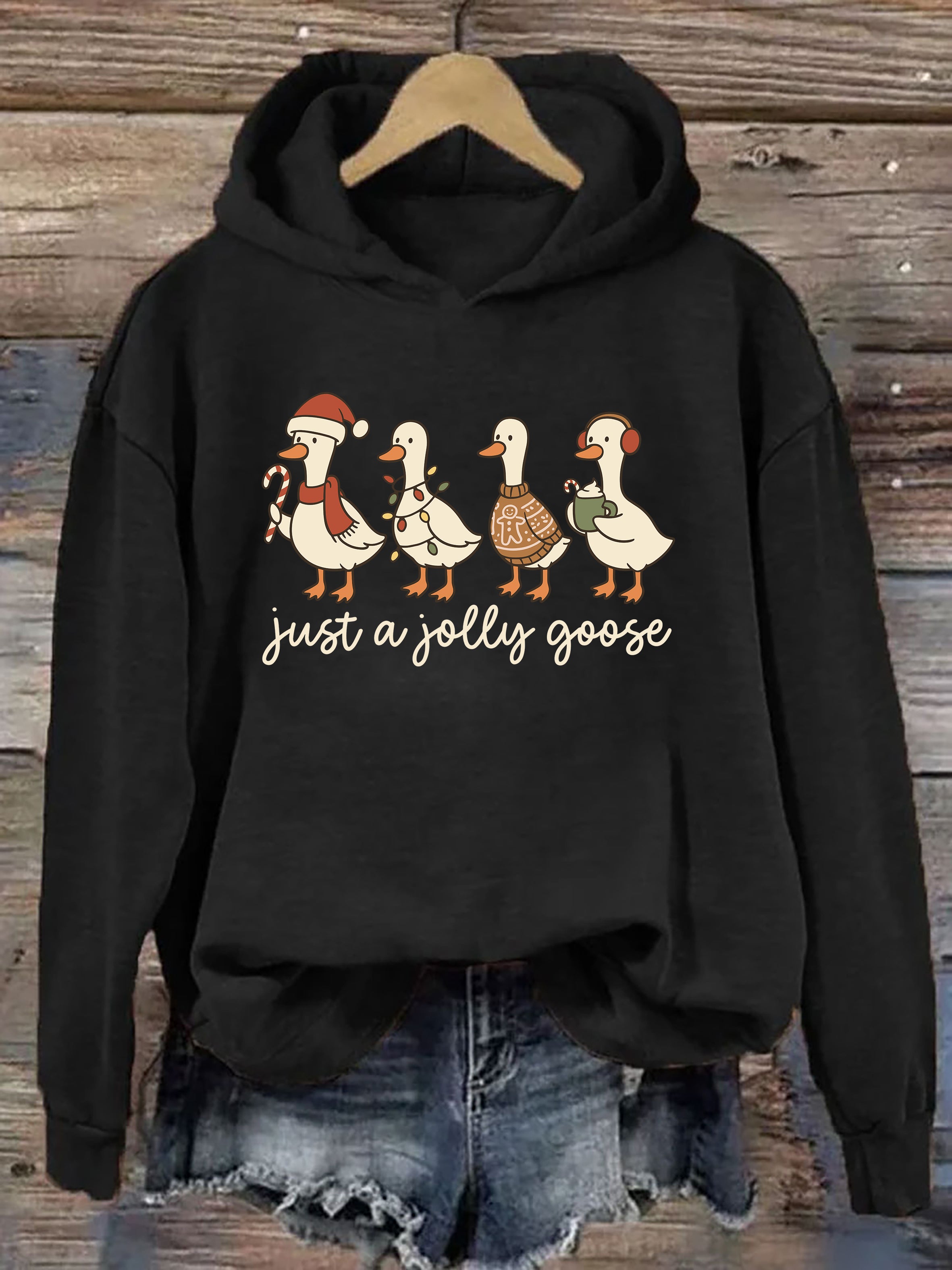 Funny Christmas Goose Hoodie