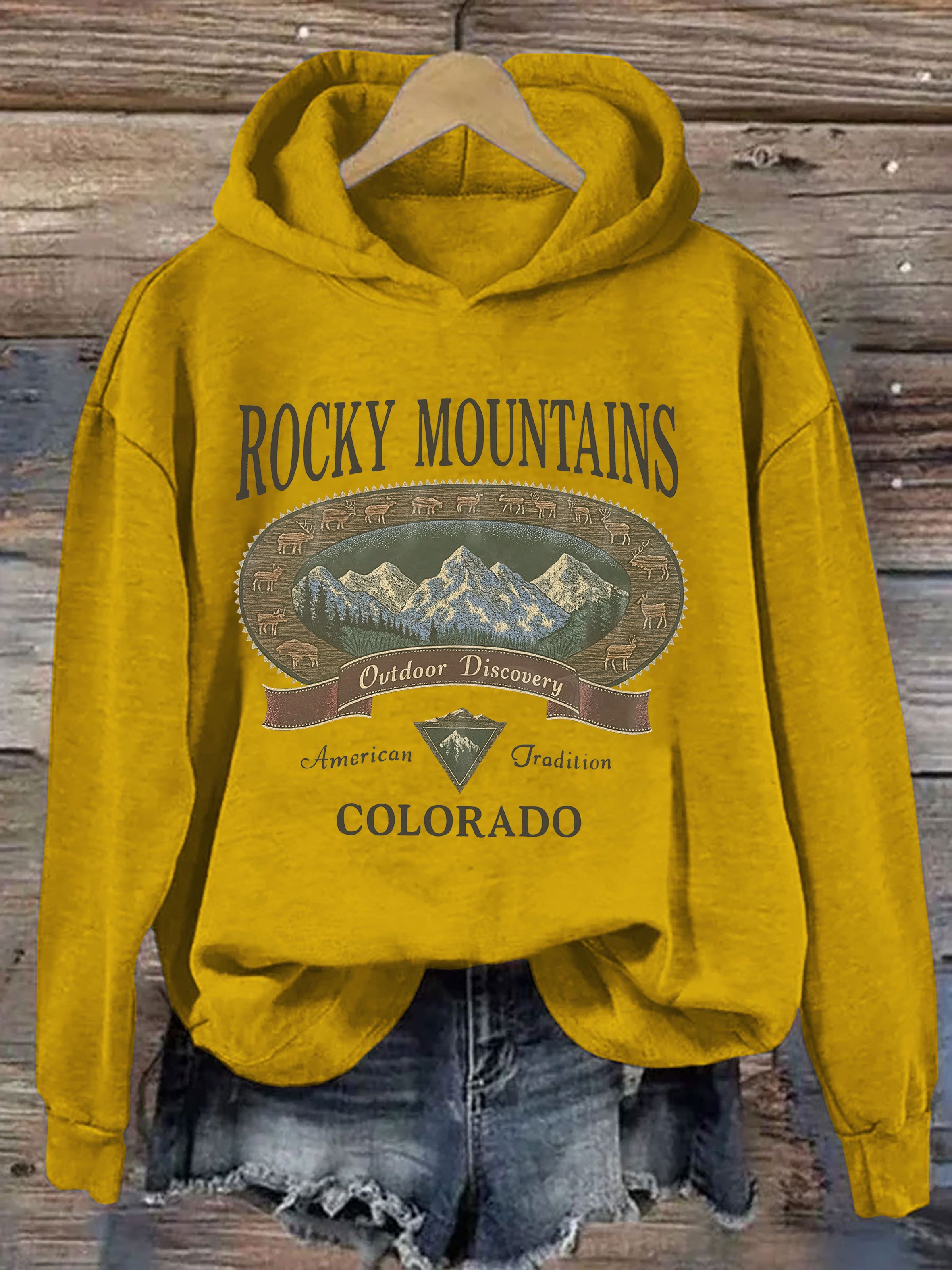 Rocky Mountains Colorado Hoodie
