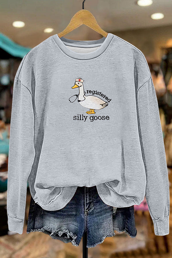 Cute Funny Duck Sweatshirt