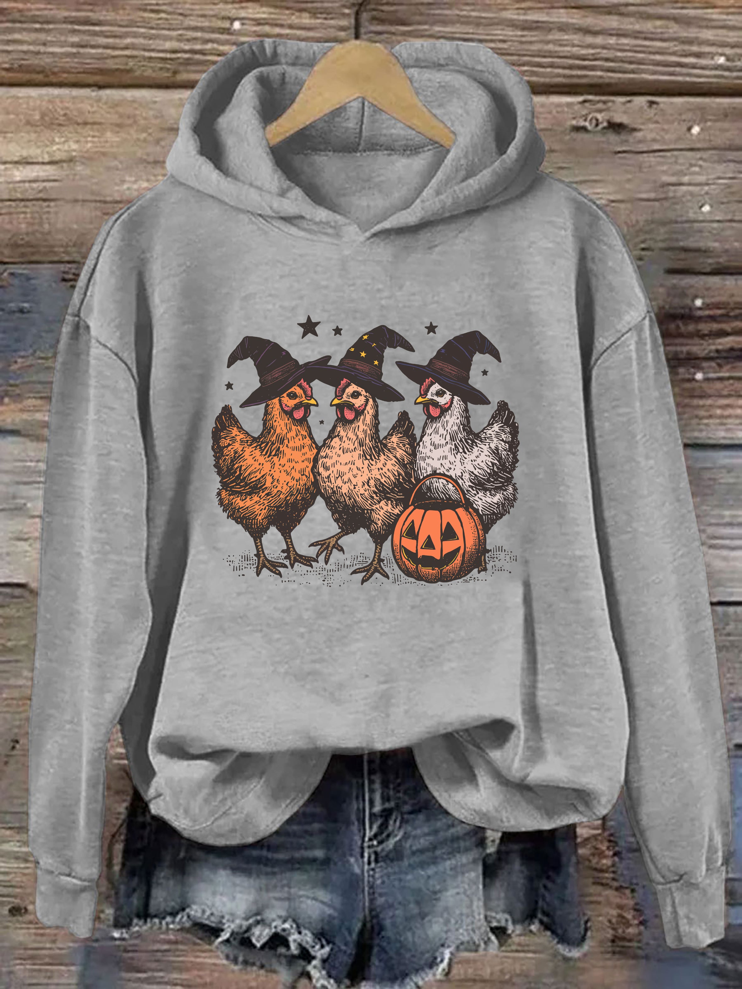 Chicken Funny Halloween Hoodie