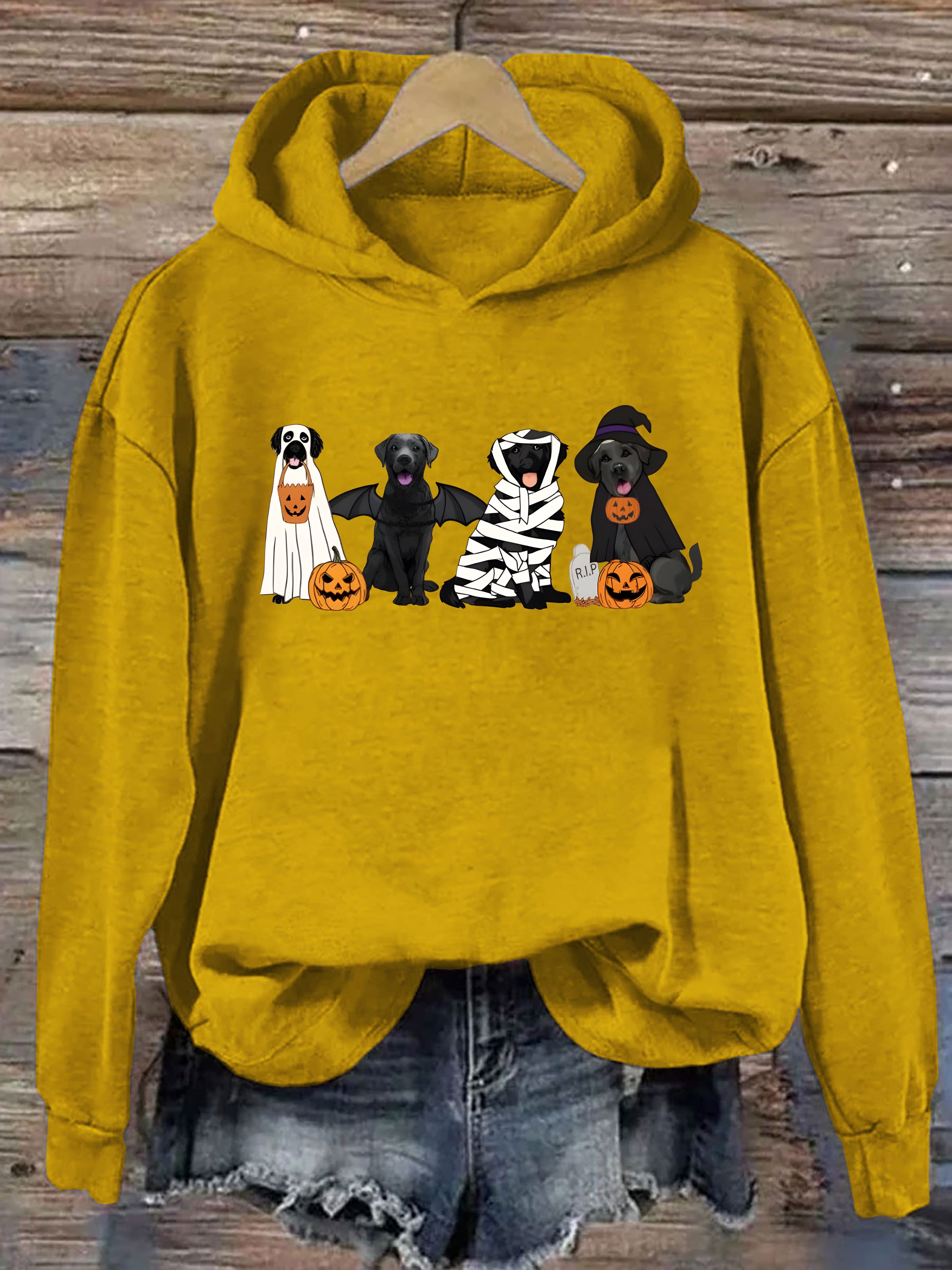Black Labrador Halloween Hoodie