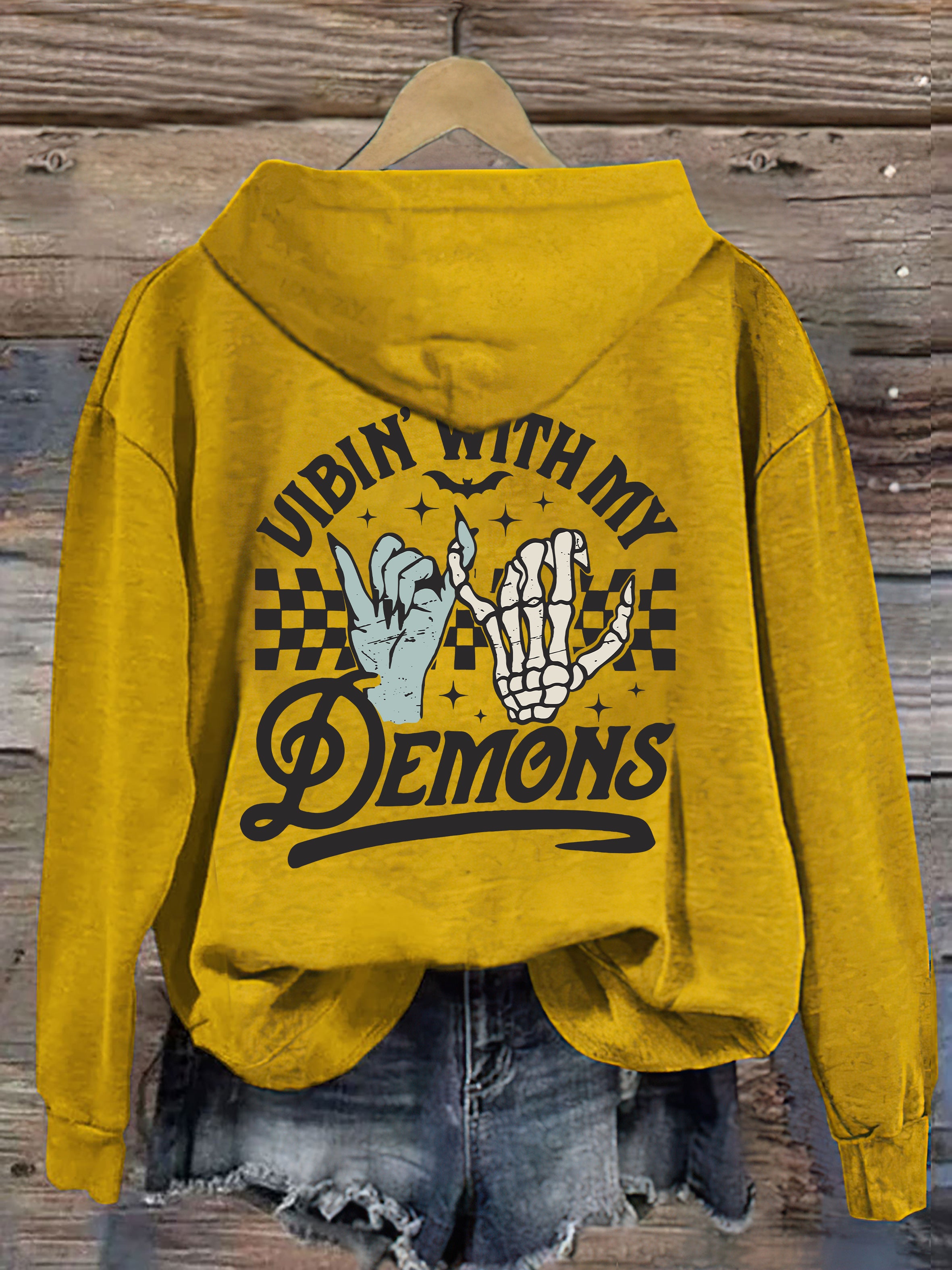 Vibin' With My Demons Hoodie