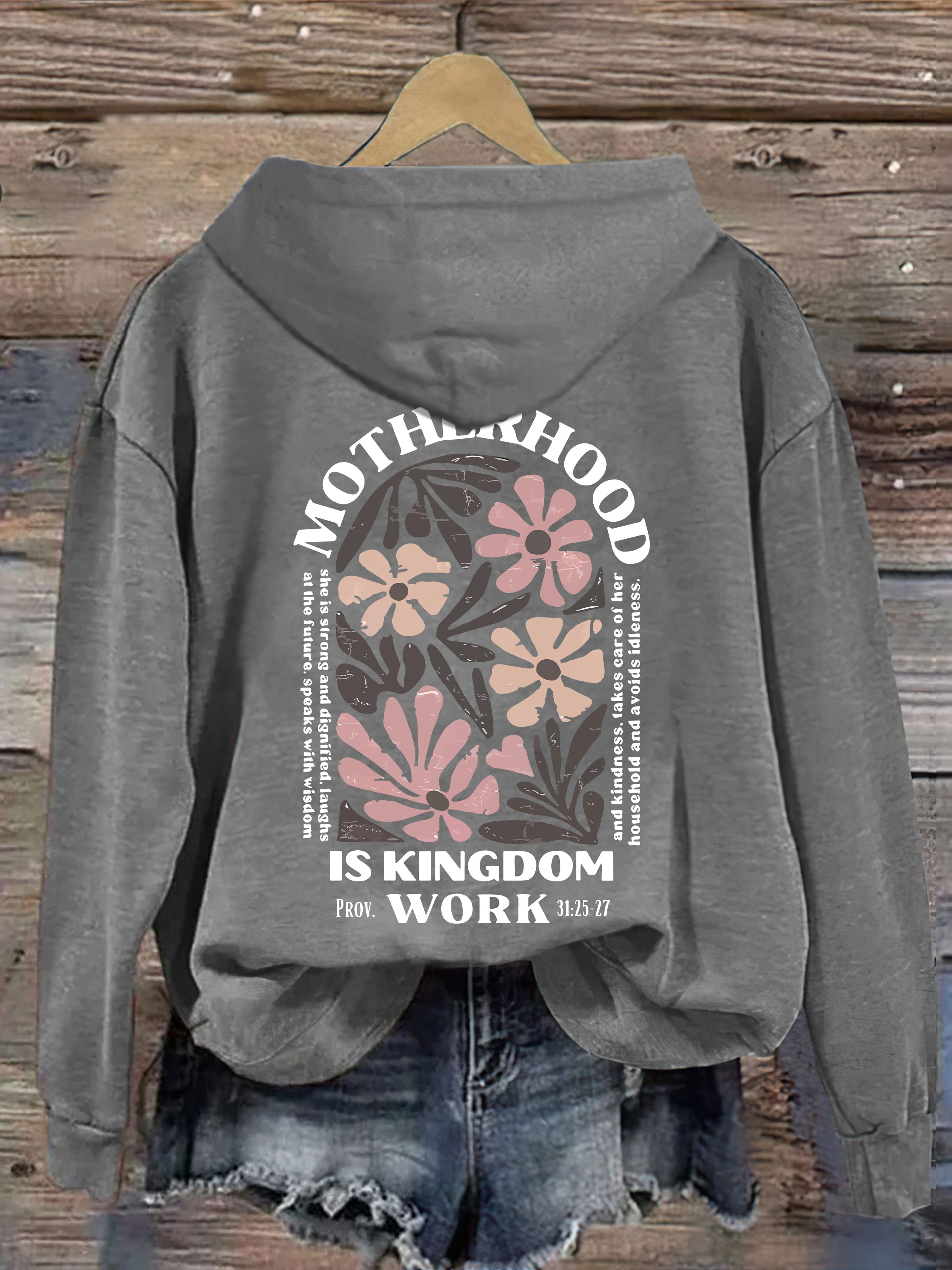 Motherhood Is Kingdom Work Hoodie