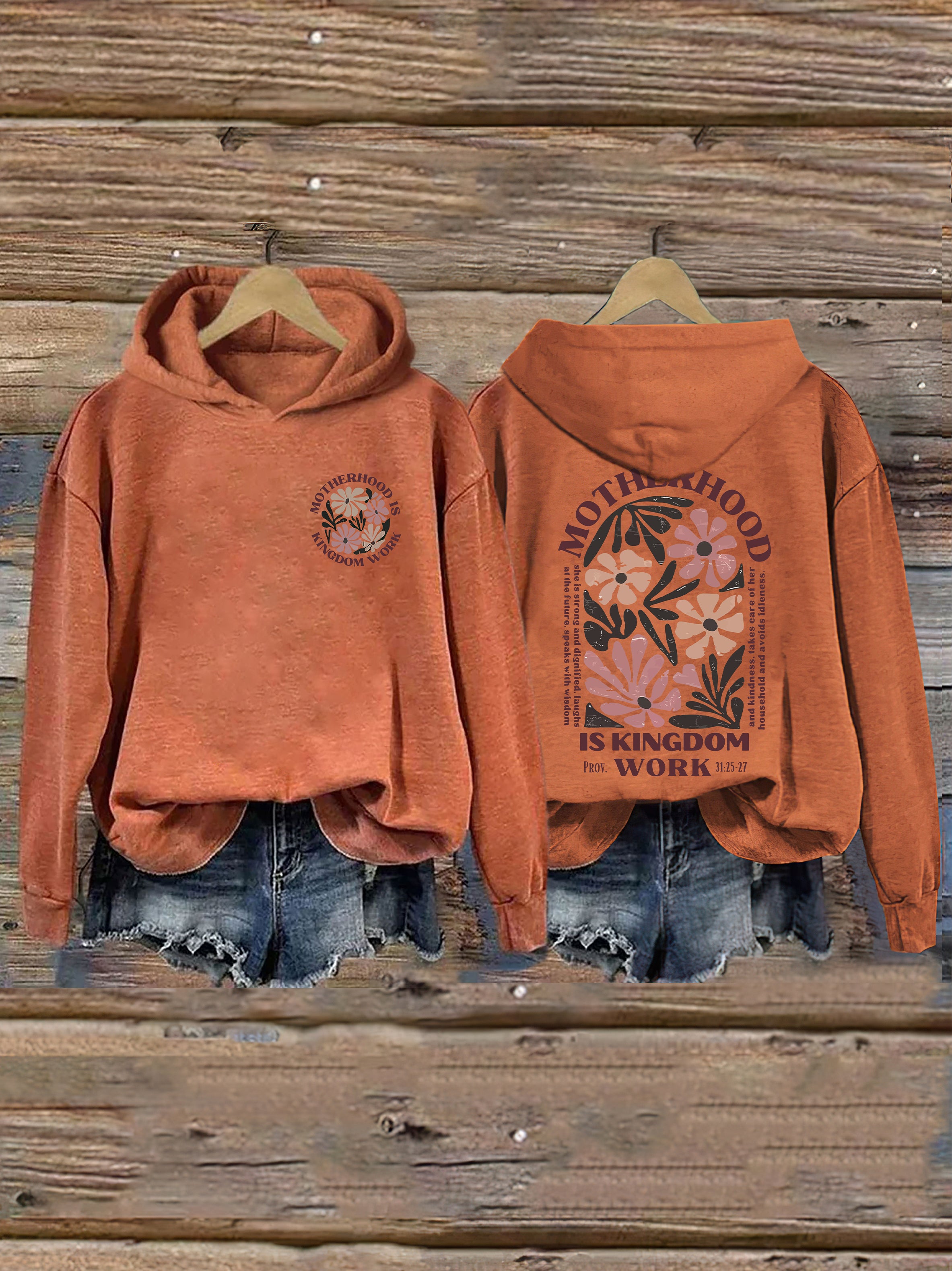 Motherhood Is Kingdom Work Hoodie