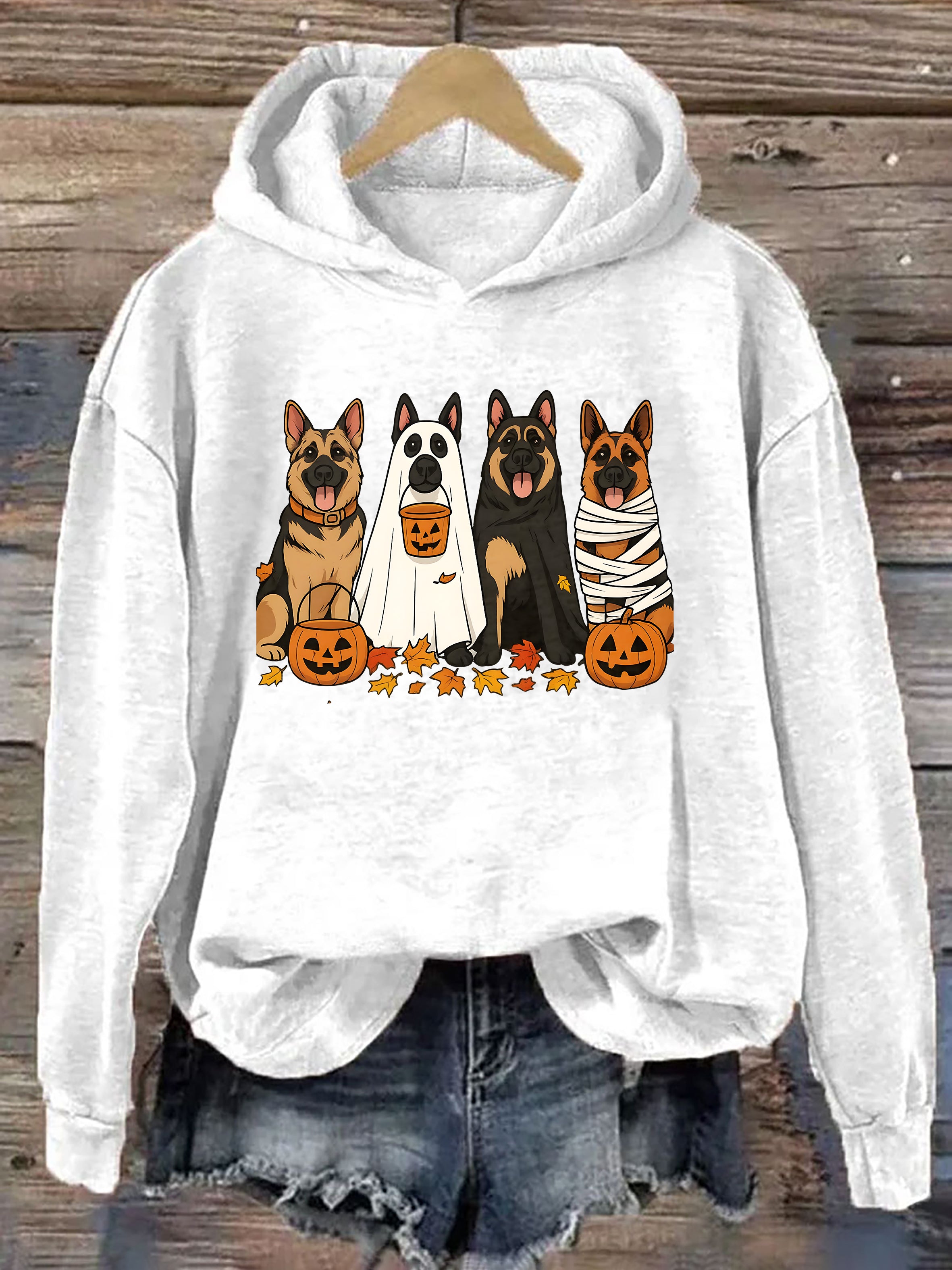 Halloween German Shepherd Hoodie