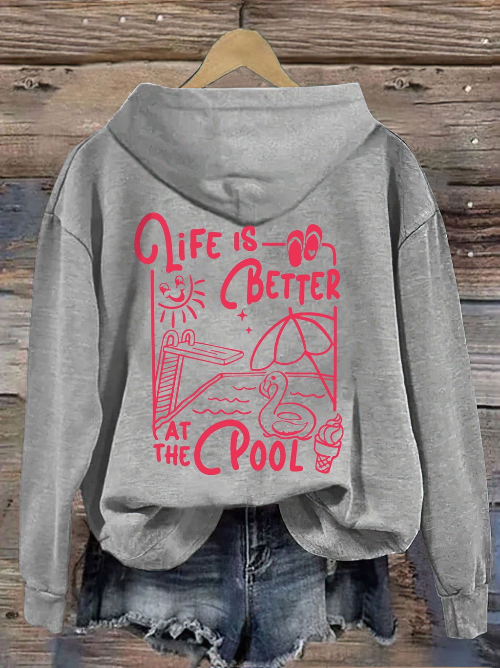 Life Is Better At The Pool Hoodie