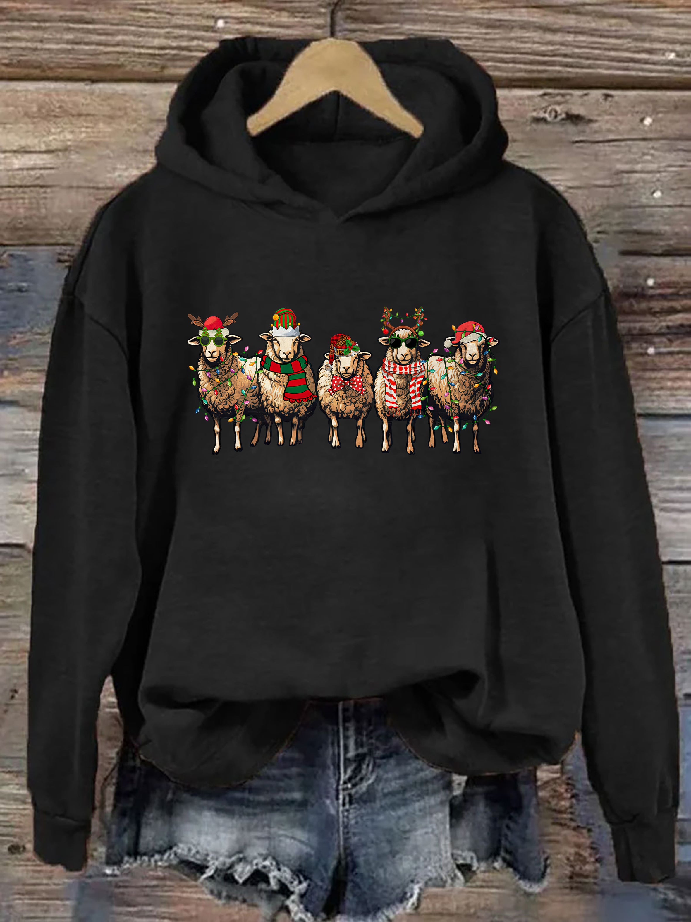 Sheep Christmas Hoodie