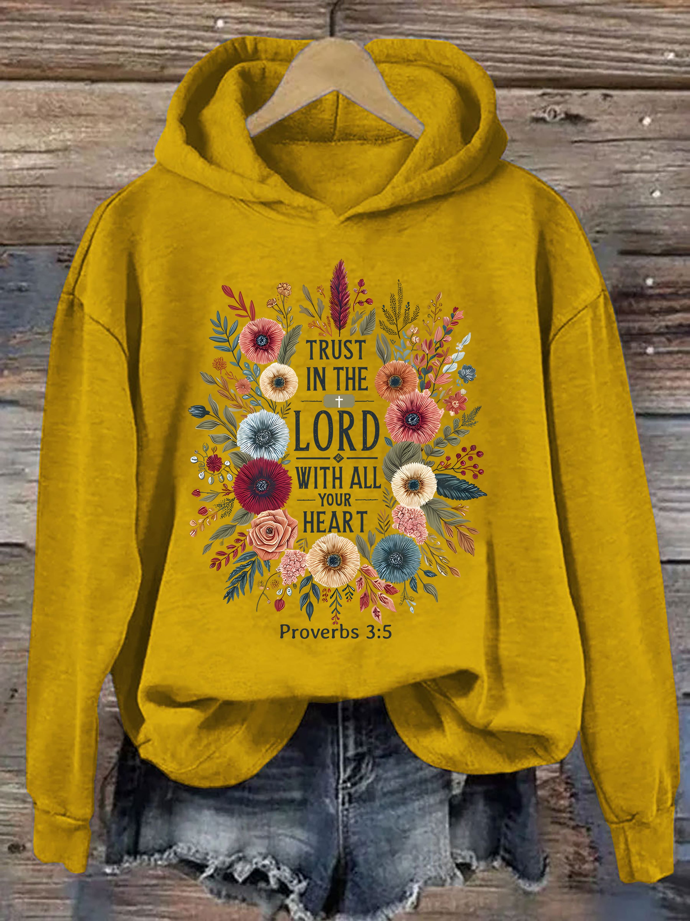 Trust In The Lord With All Your Heart Hoodie